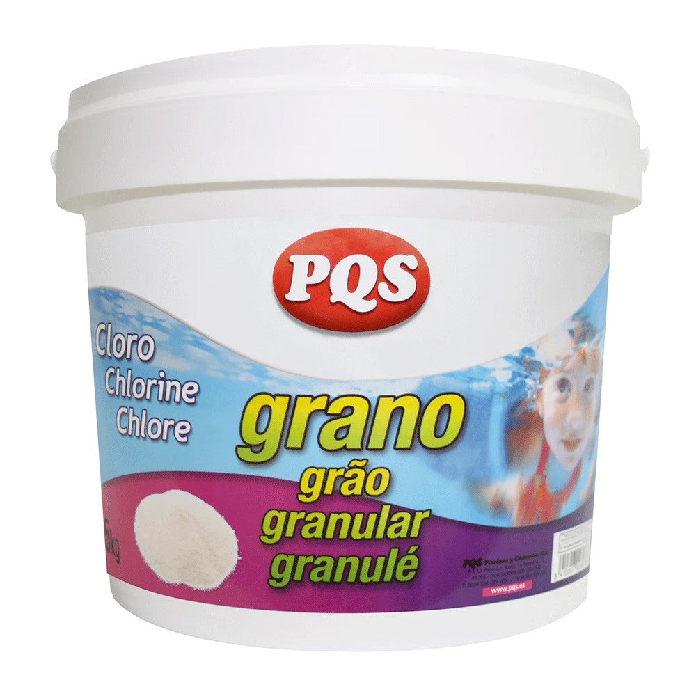 PQS - Chlore lent en grain 5 Kg