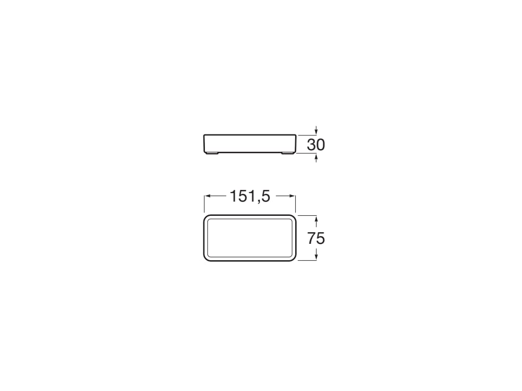 Roca -Contenedor Ona Gris Mate A817671C80