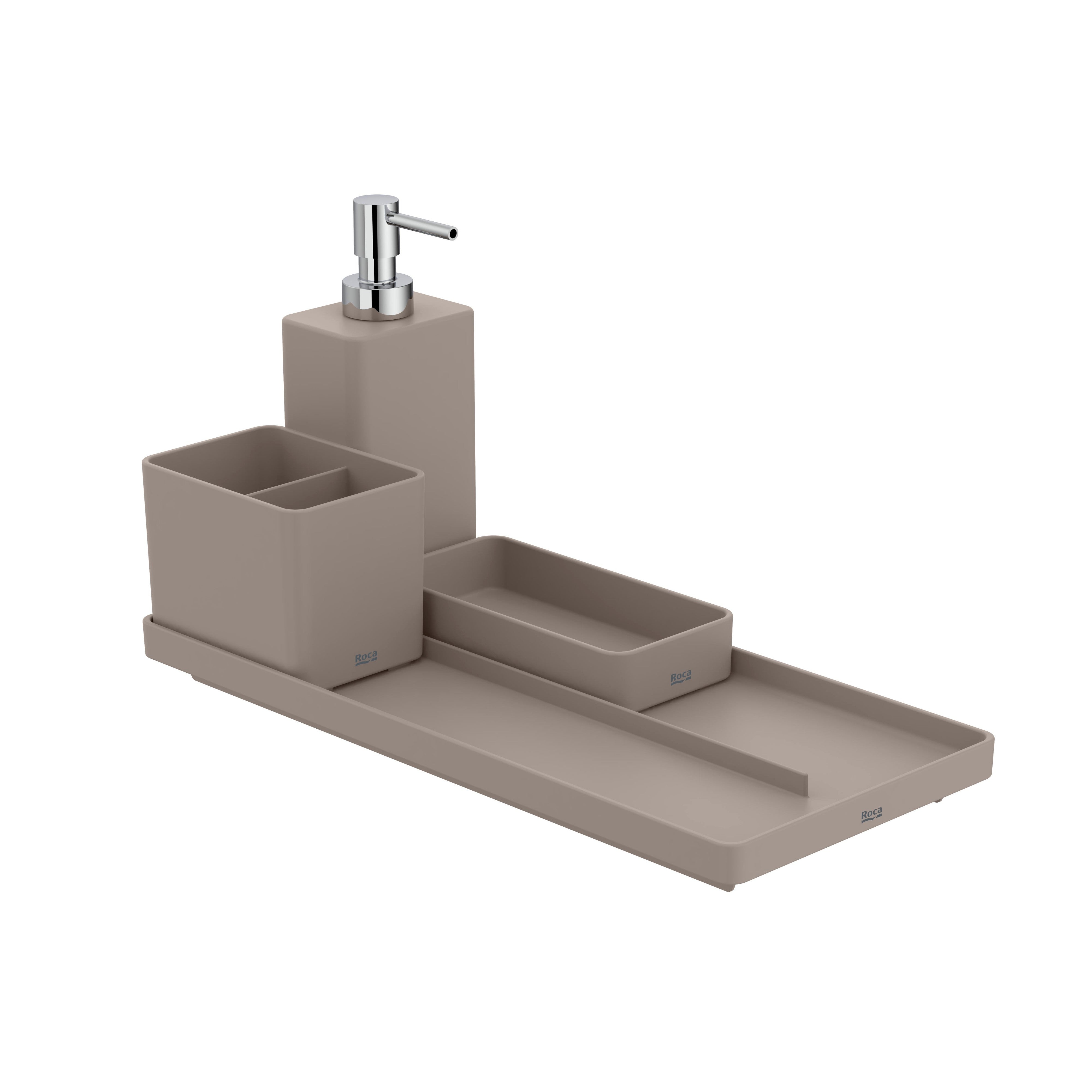 ROCA - vassoio per bagno per bagno grigio Mate A817670C80