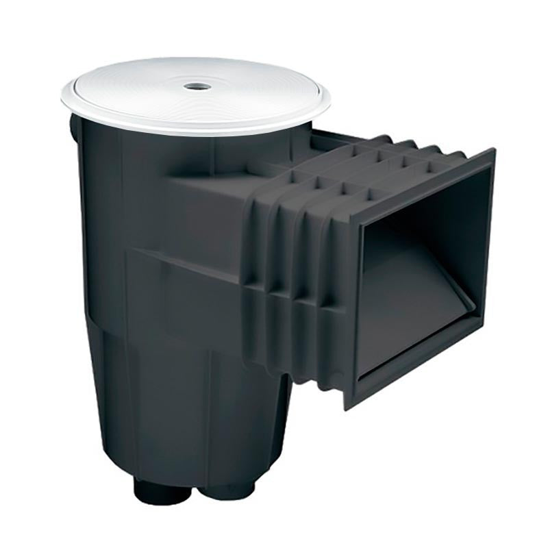 Astralpool - cemento piscina da 15l skimmer con boca boca tappo circolare antracite grigio 00249cl144