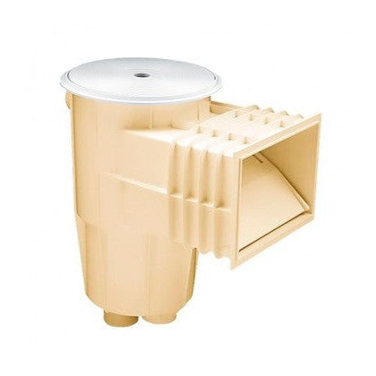 Astralpool - Skimmer 15L Pool Calcestruzzo con copertura circolare standard BOCA Beige 00249CL090