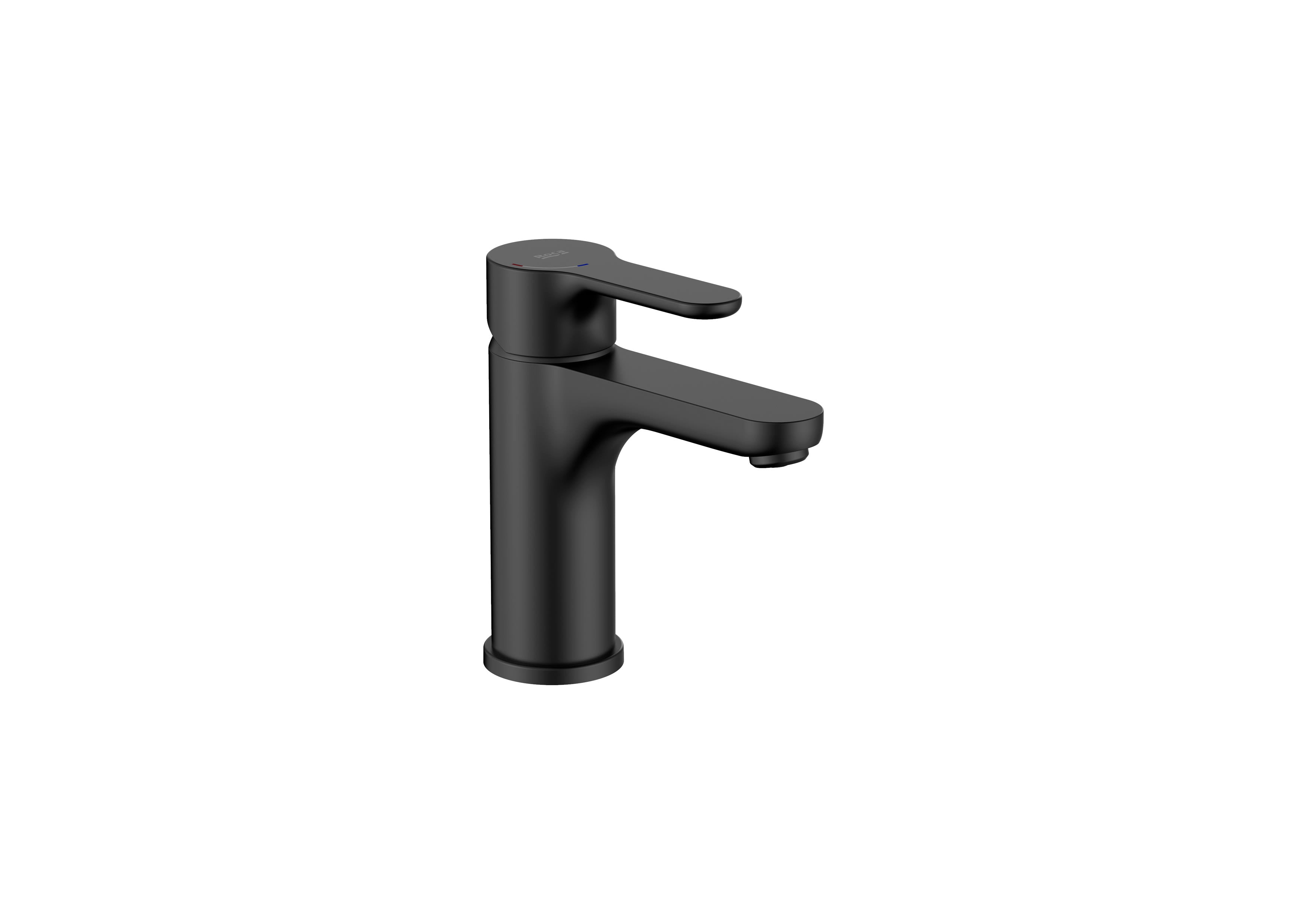 Roca - Grifo para lavabo para lavabo con cuerpo liso L20 Negro Mate A5A3K09NB0