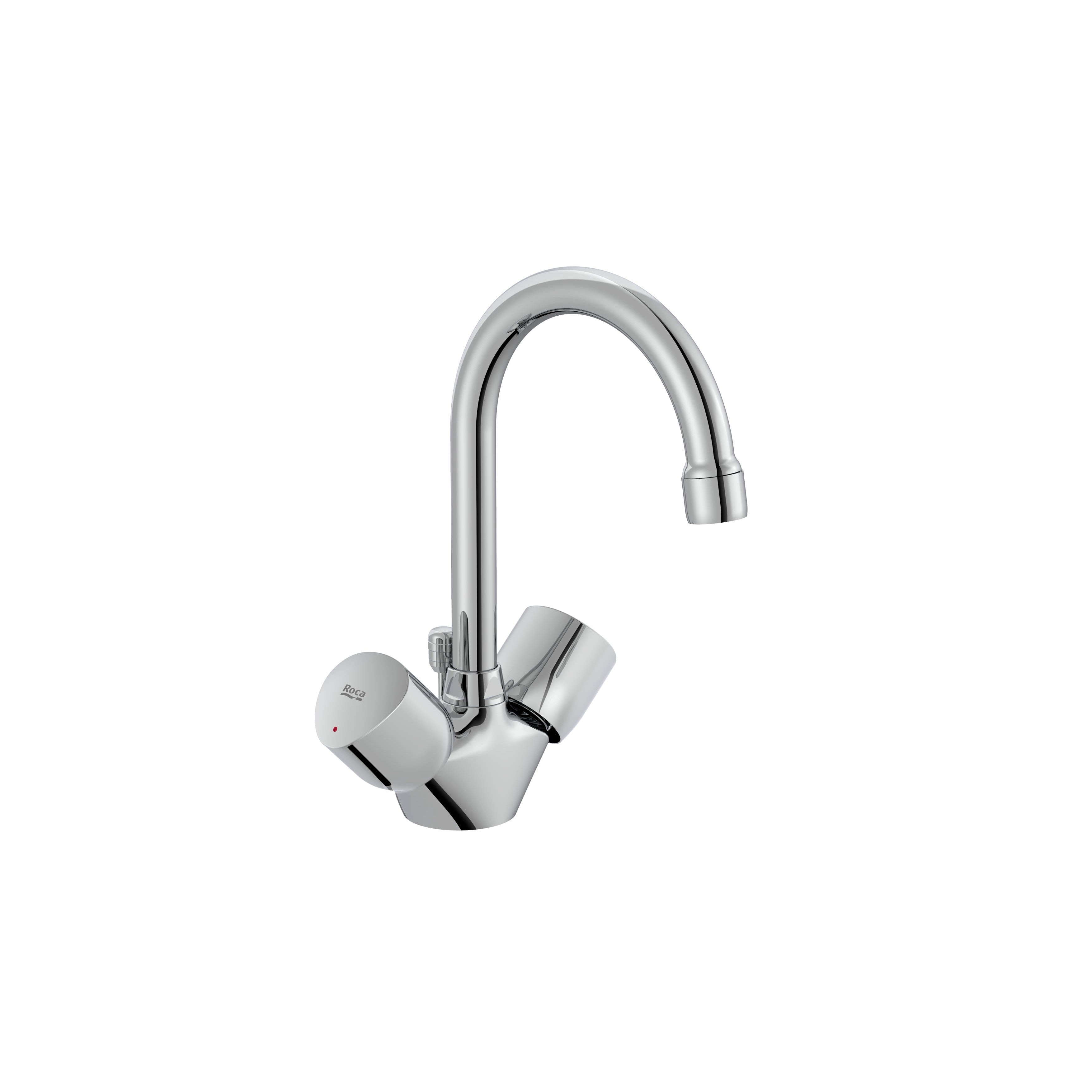 ROCA - BIMANDO MIXER per lavandino con tubo di rotazione Brava A5A368EC00