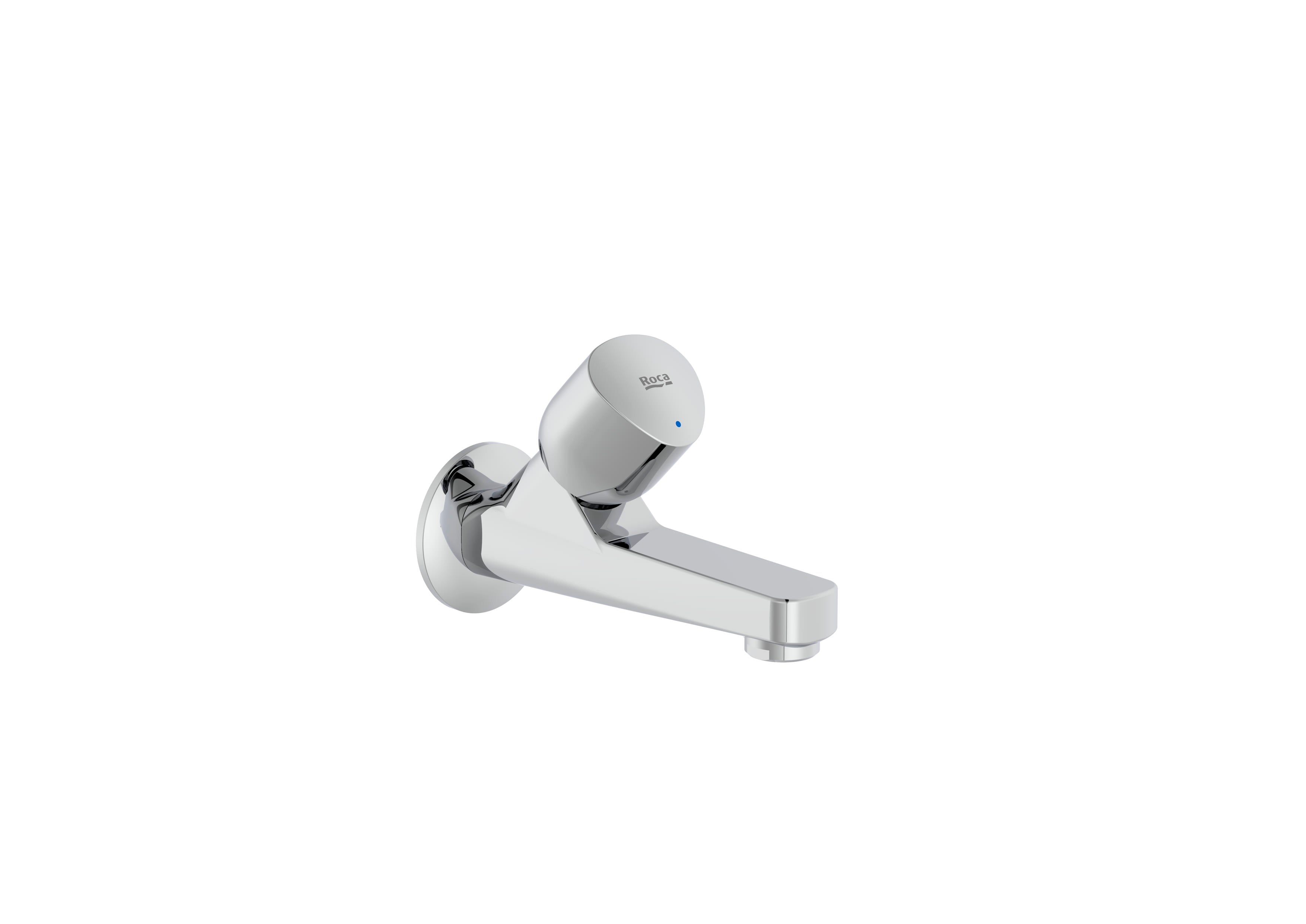 Roca-Wall Tap for Cold Water Sink (Blue Index) Brava A5A788EC00