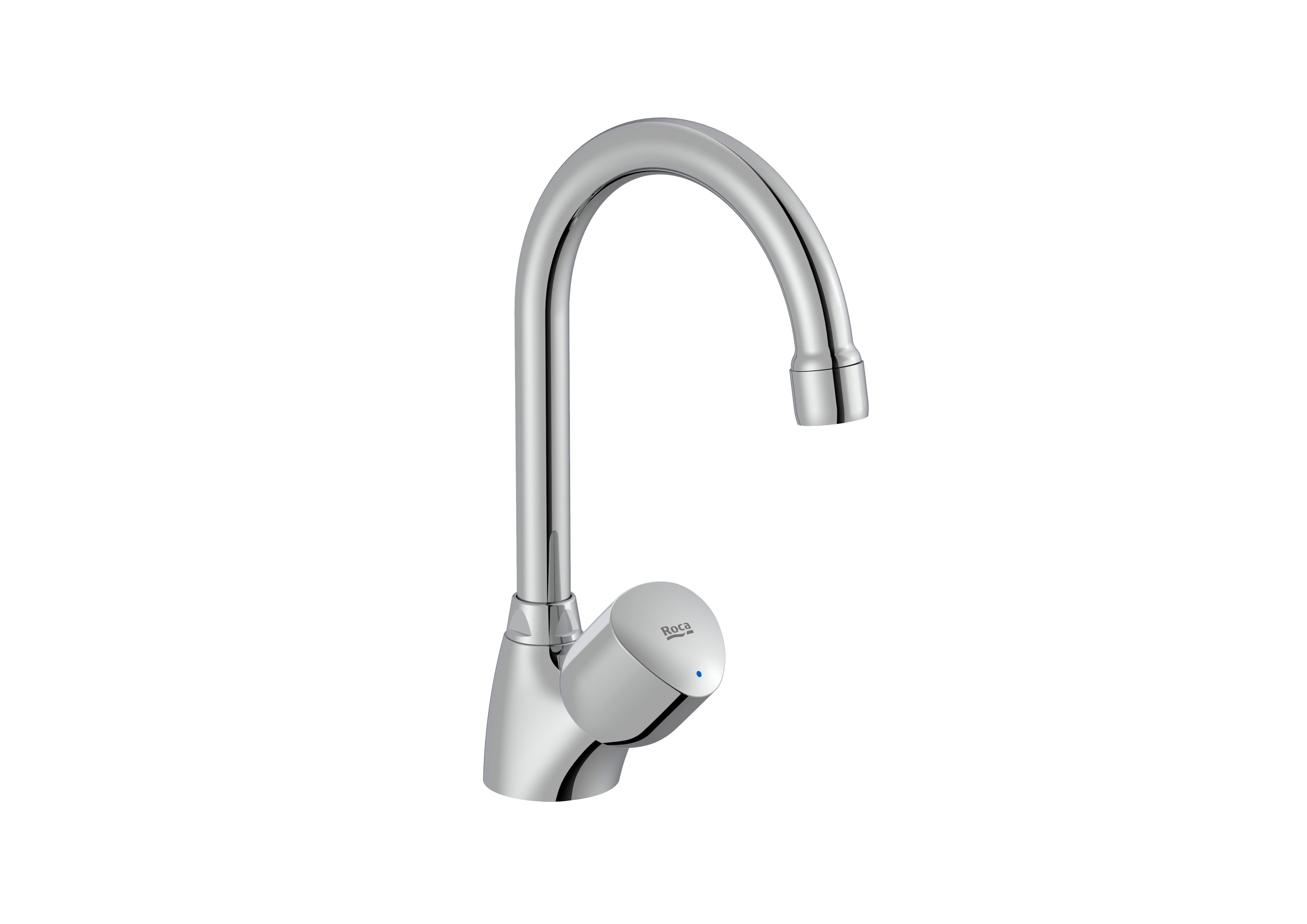 ROCA - Wink -Up Tap con tubo a rotazione ad alto rotazione Brava A5A518EC00