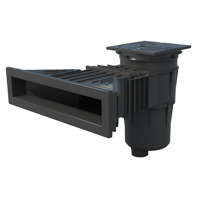 Astralpool - Skimmer Norm voor geprefabriceerde pools zonder grijze inzetstukken Anthracite 56299Cl144