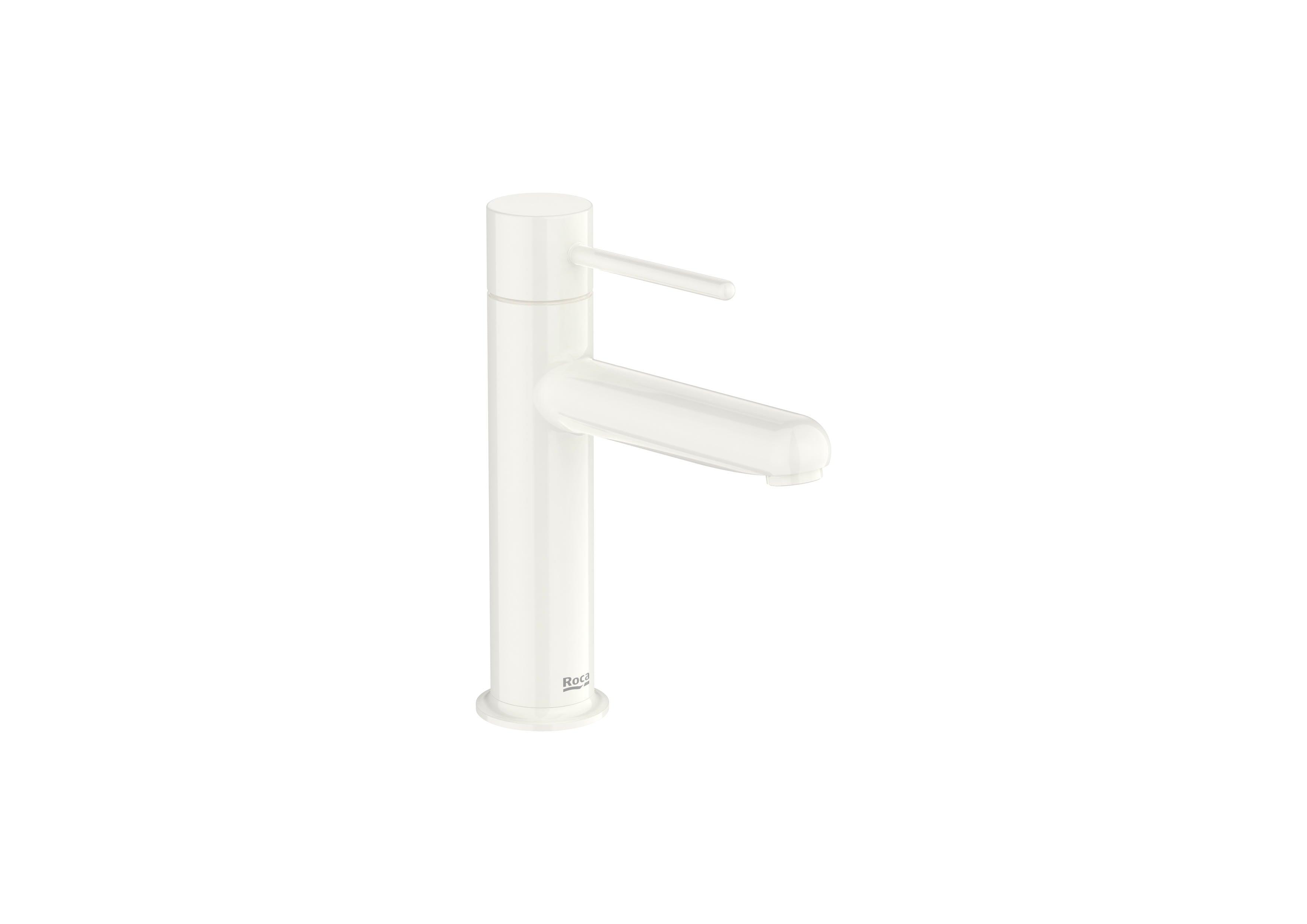 Roca - Mezclador monomando de cuerpo liso para lavabo Blanco, Nu A5A323FP30