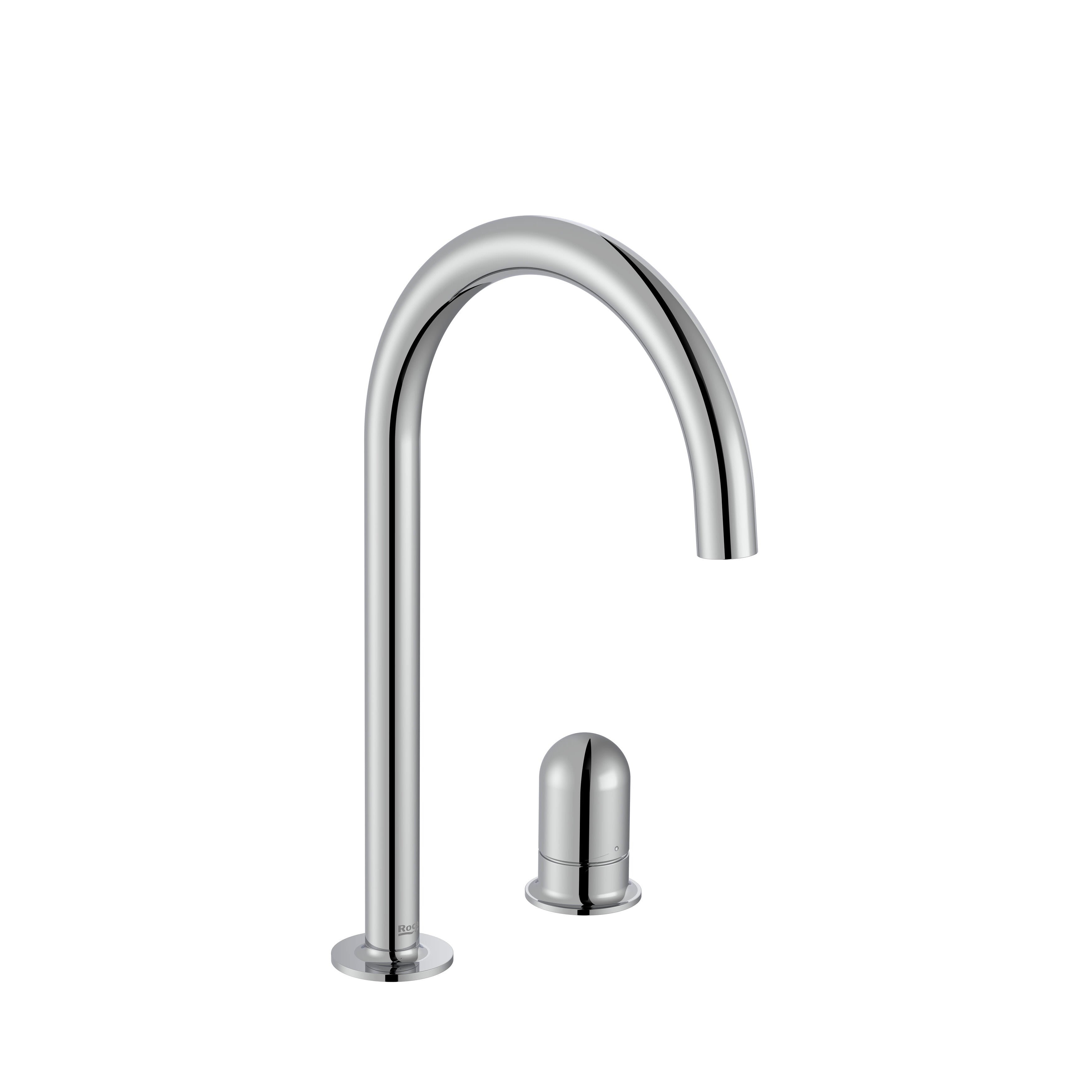 ROCA - Monomanando del mixer per lavandino con manico della colonna vertebrale CHROME CHROME, NU A5A3W3FC00