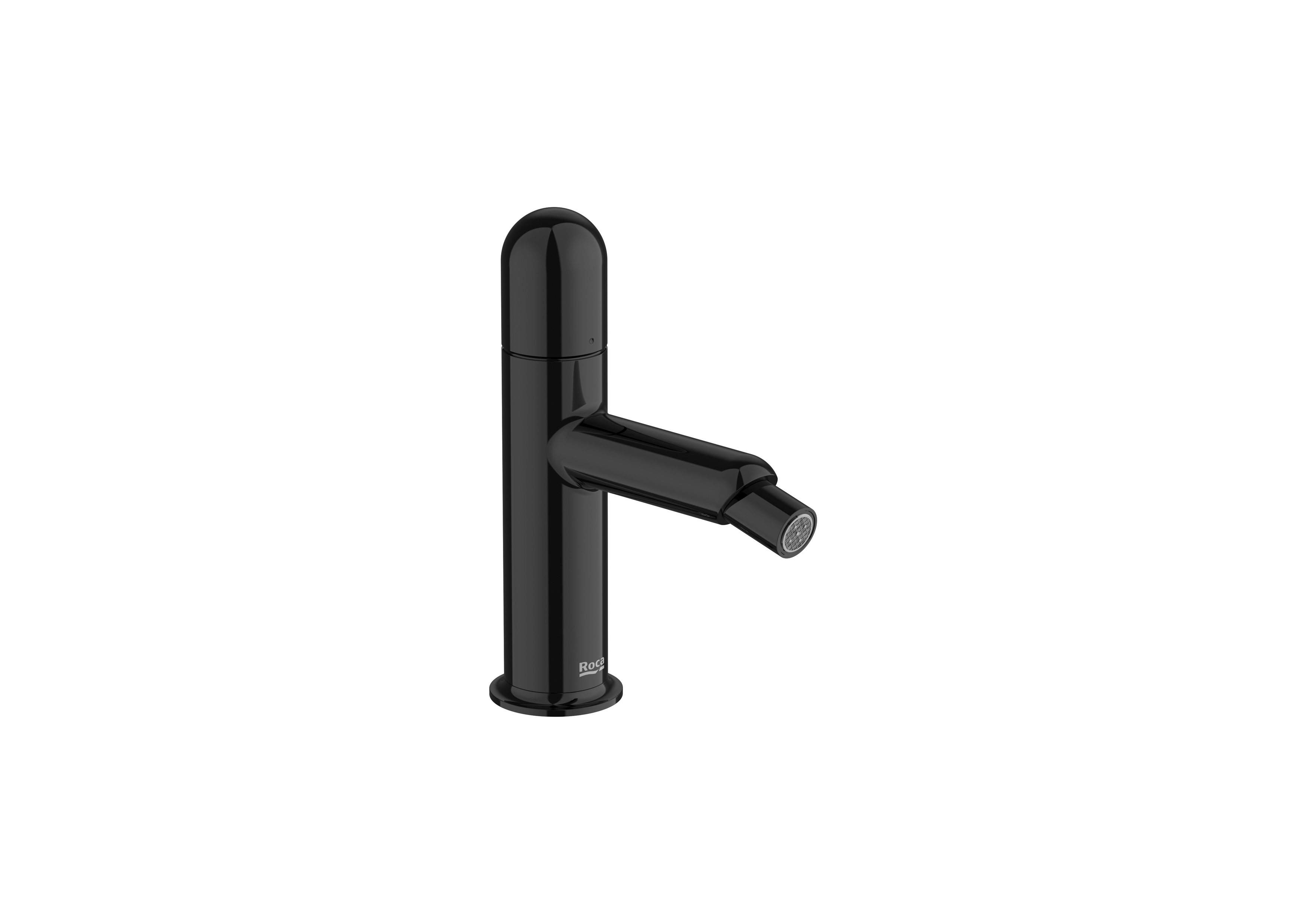 Roca - Mixer Monomando of smooth body for bidé with handle dome, Nu black titanium a5a6x3fcn0