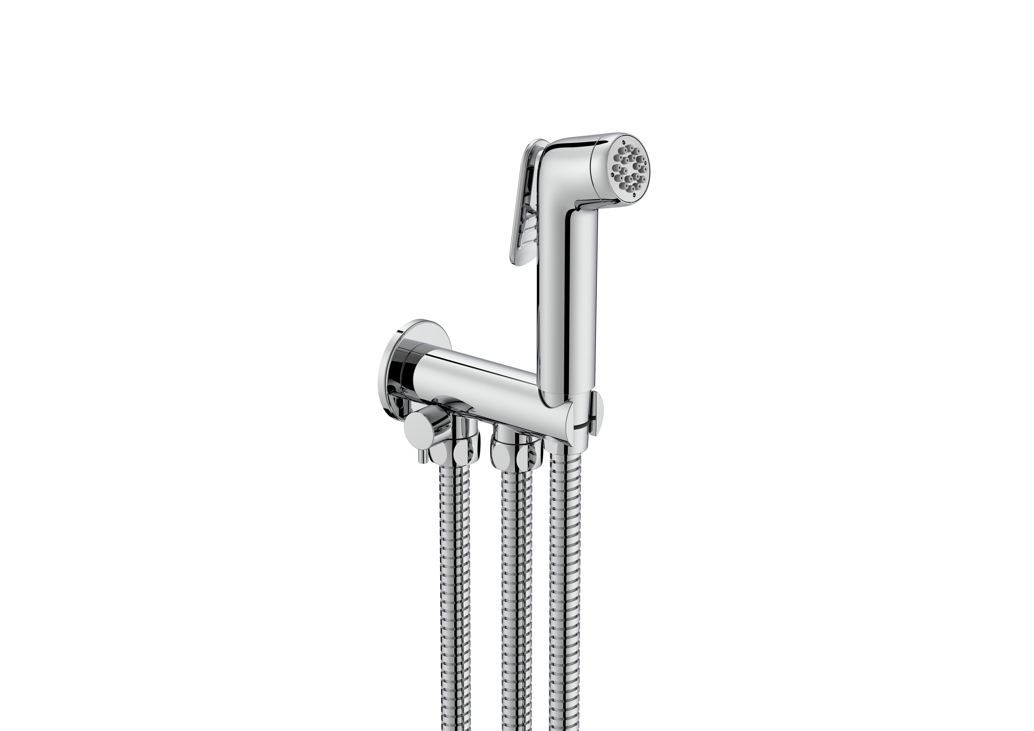 Roca - Bidé Shower Kit (2 output) Be Fresh with Auto -Stop, chromed A5B9N30C00