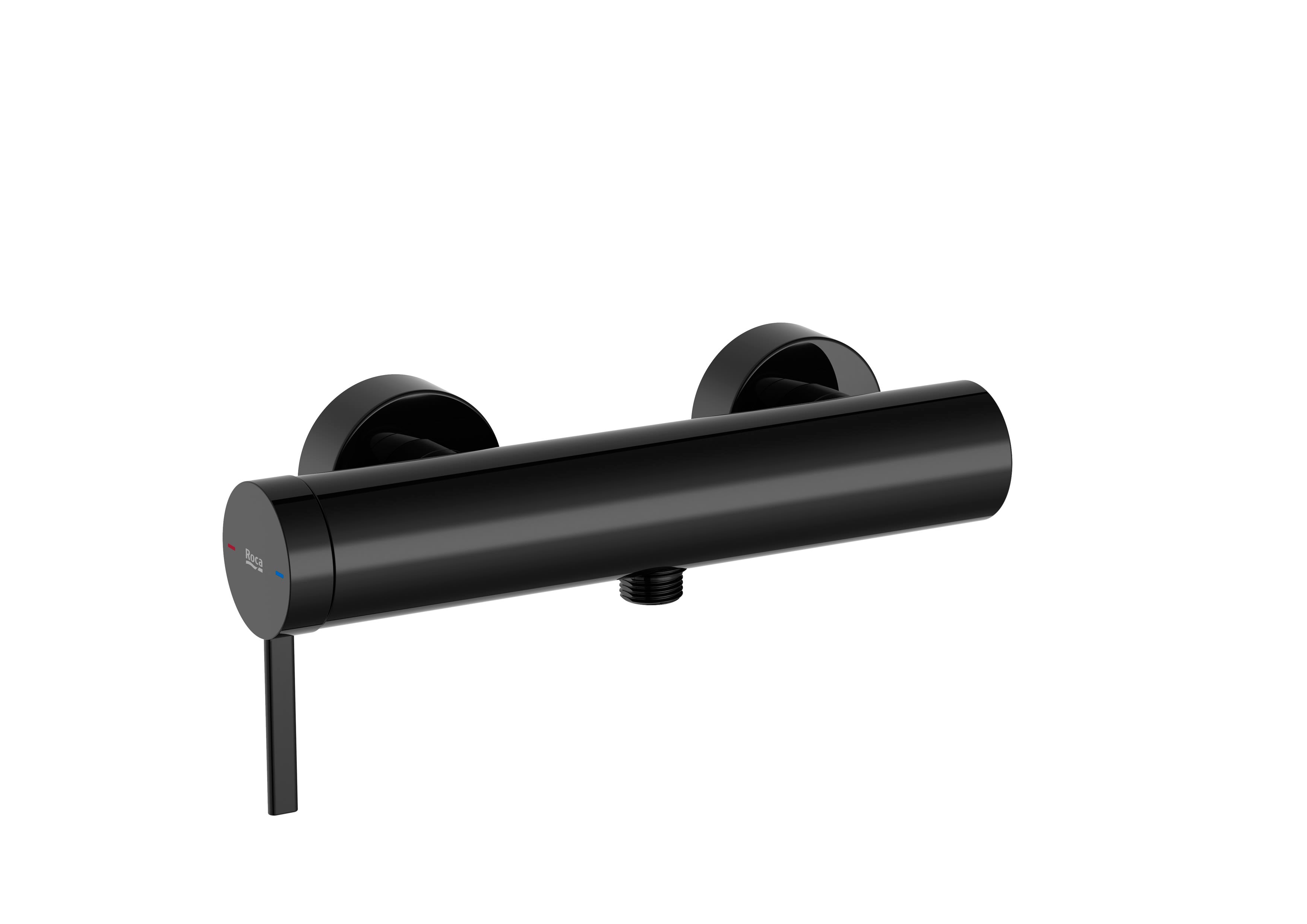 Roca - Mixer mélange extérieur pour douche Titane noir A5A219ECN0