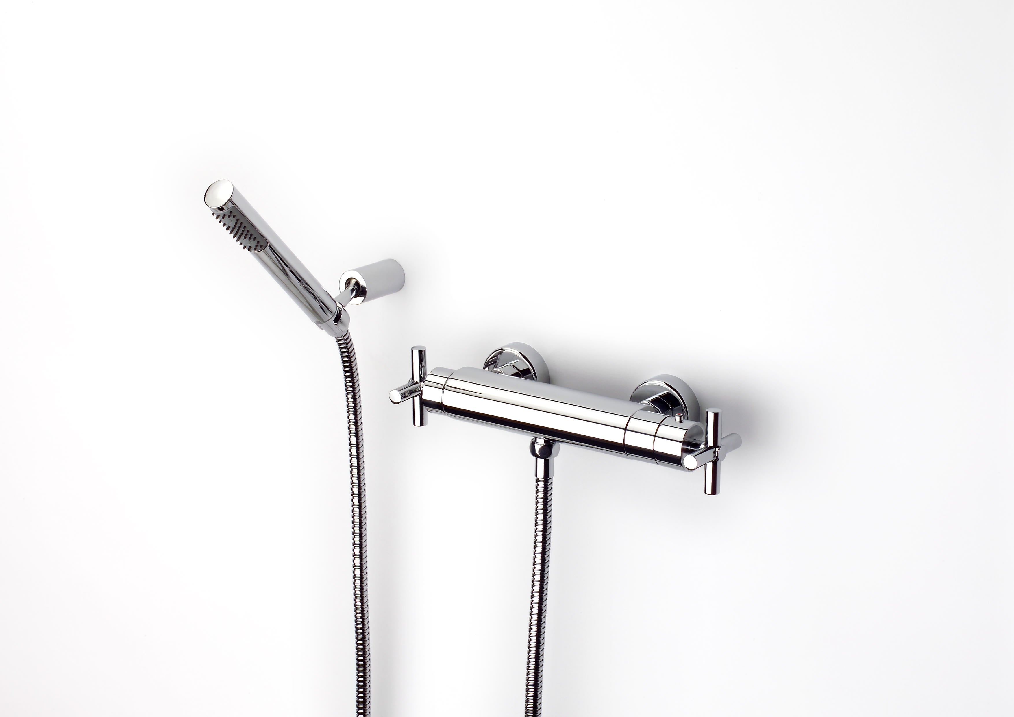 Roca - Robinet externe pour douche avec douche à main, flexible de 1,50 m et support de douche articulé Loft A5A1343C00