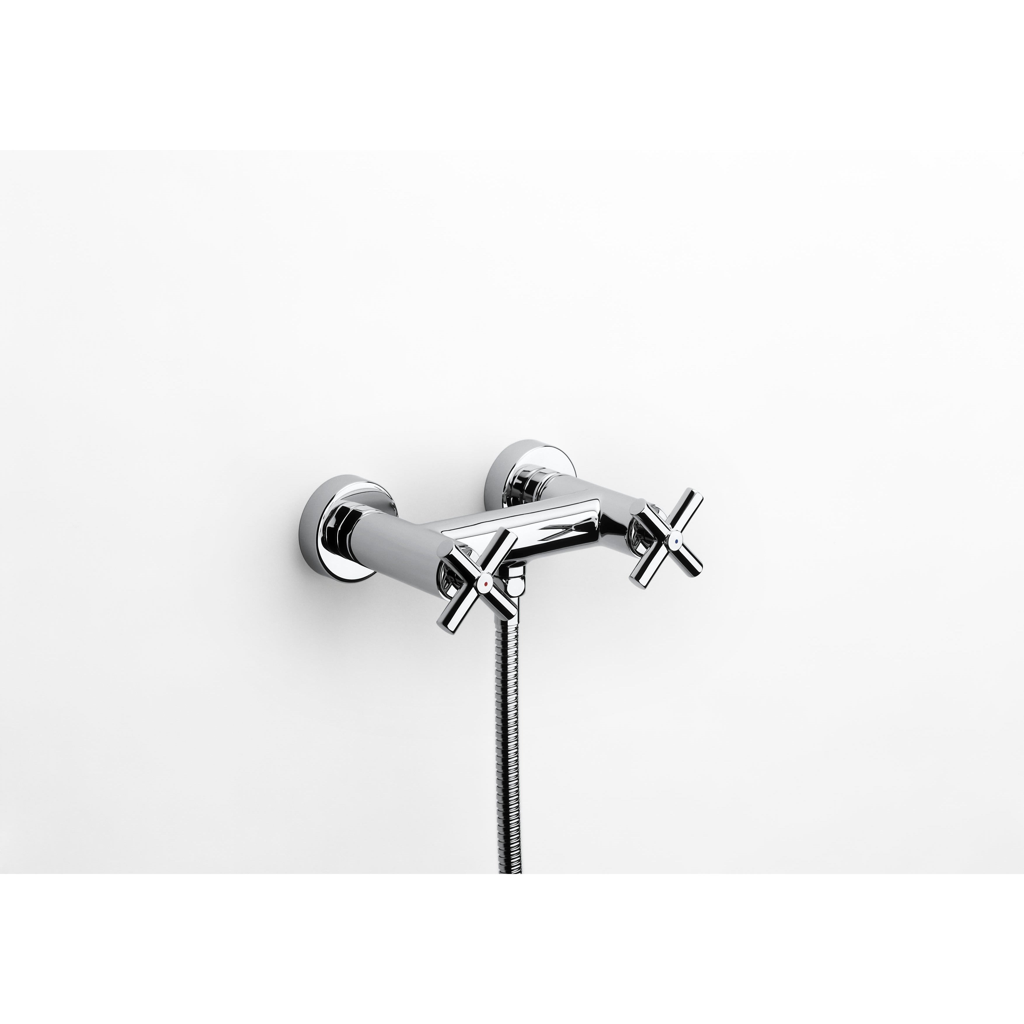 Roca - Bimando Mixer Exterior shower with hand shower, flexible 1.50 m. and articulated support LOFT A5A2043C00