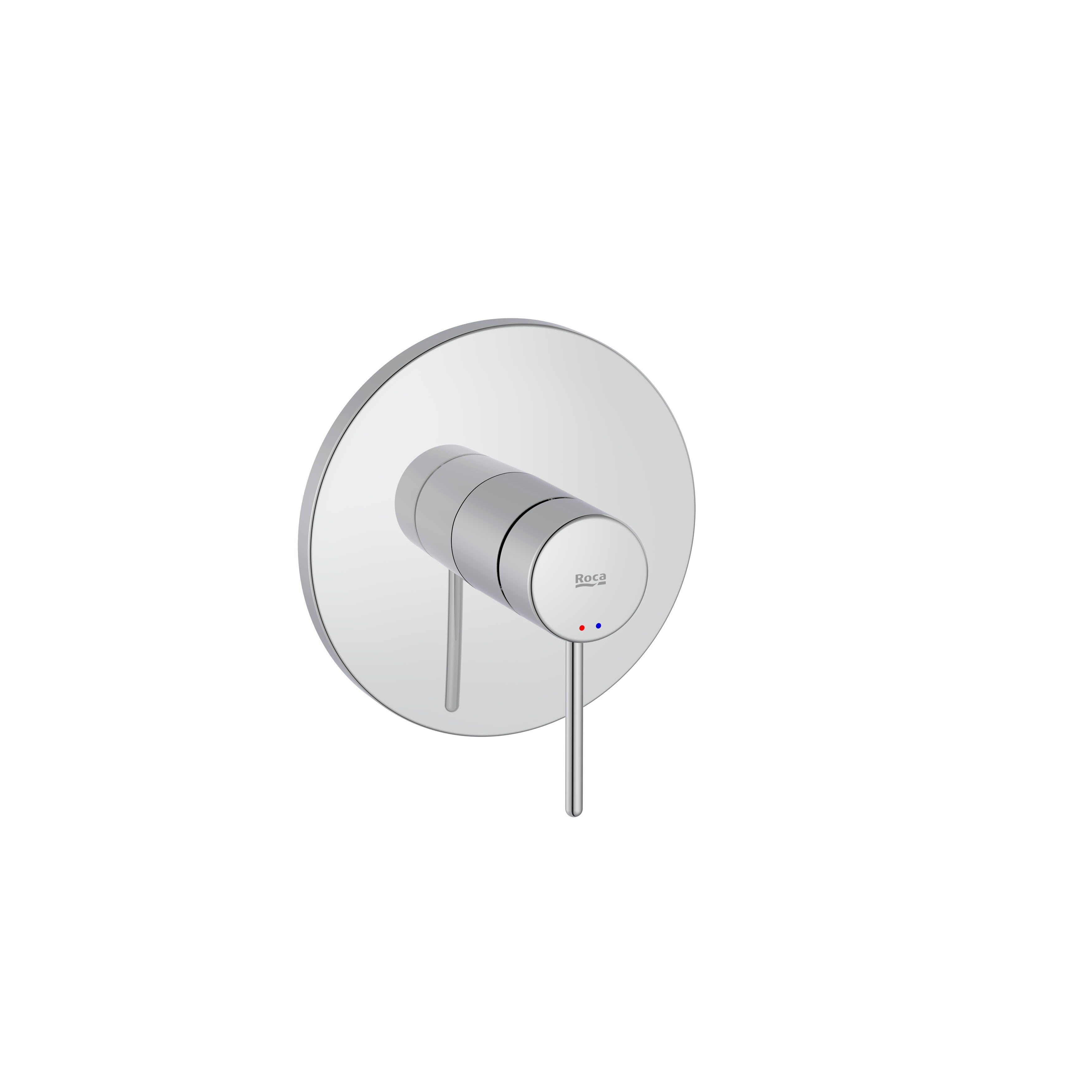 Roca - Bath or shower built -in mixer with Nu A5A2B3FC00 chrome handle. To be completed with Rocabox A525869403