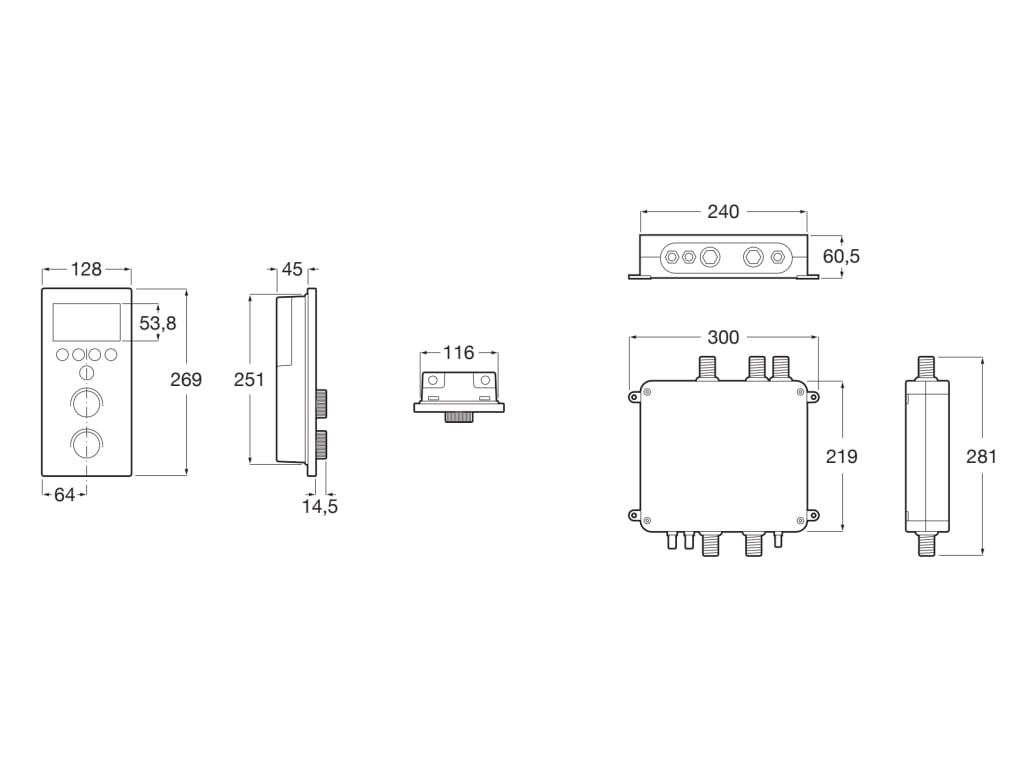 Roca - Panel y kit de instalación Smart Shower A5A104AC00