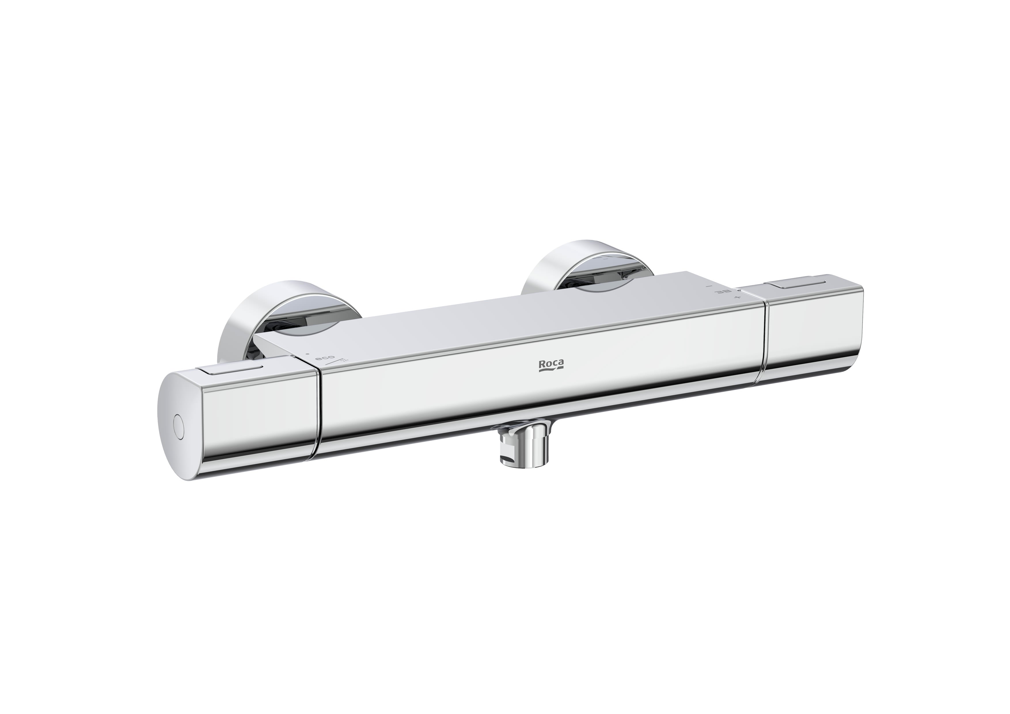 ROCA - Ronde - Externe thermostatische mixer voor T -1000 verchroomde douche A5A142EC00