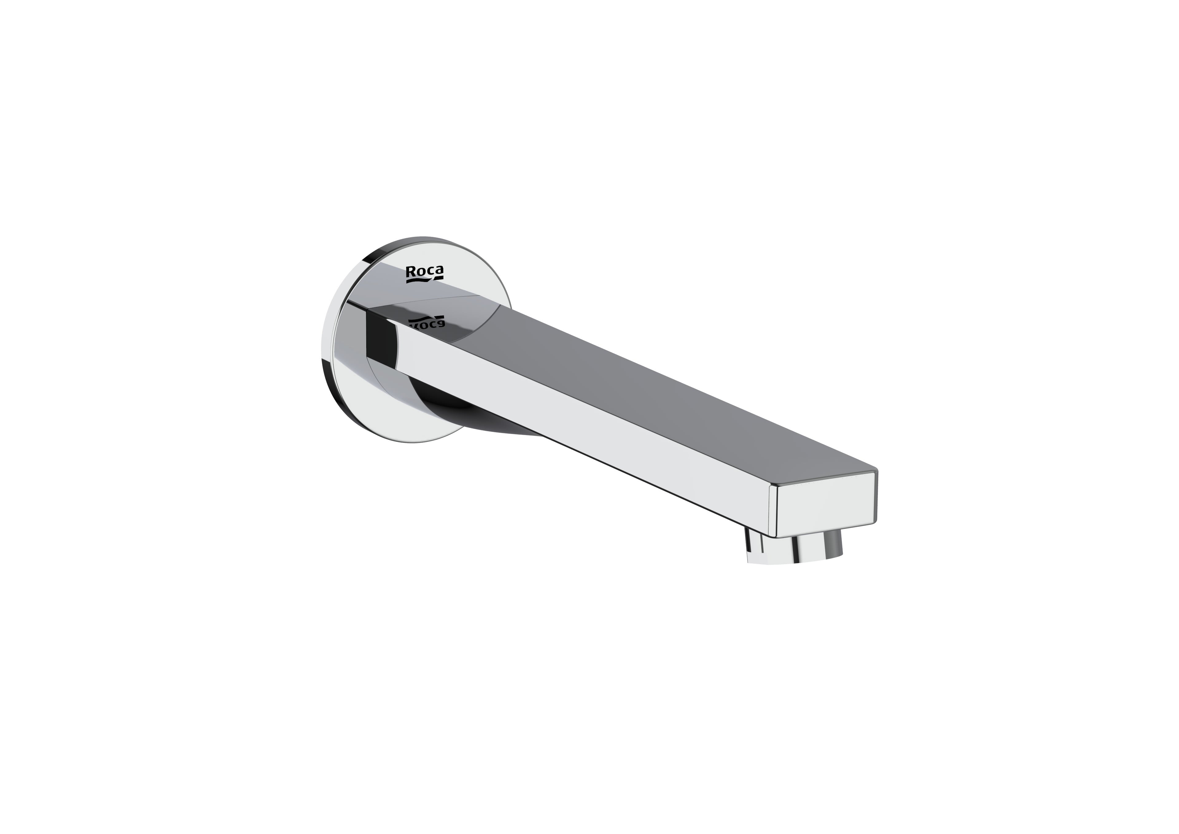 Roca - Square - Wall pipe for chromed aqua bathtub A525308900