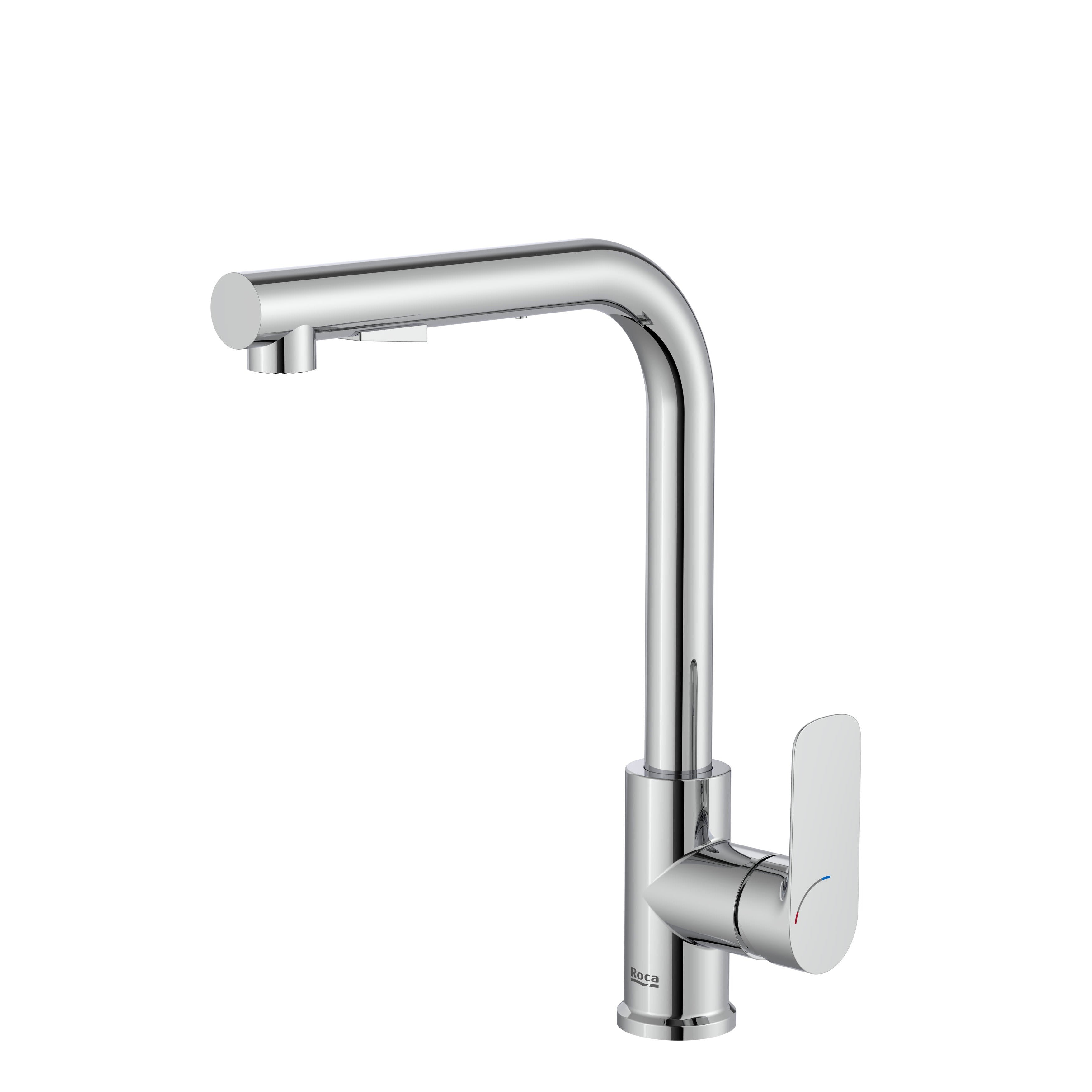 Roca - kitchen mixer with chromed rotating pipe Cala A5A856ec00