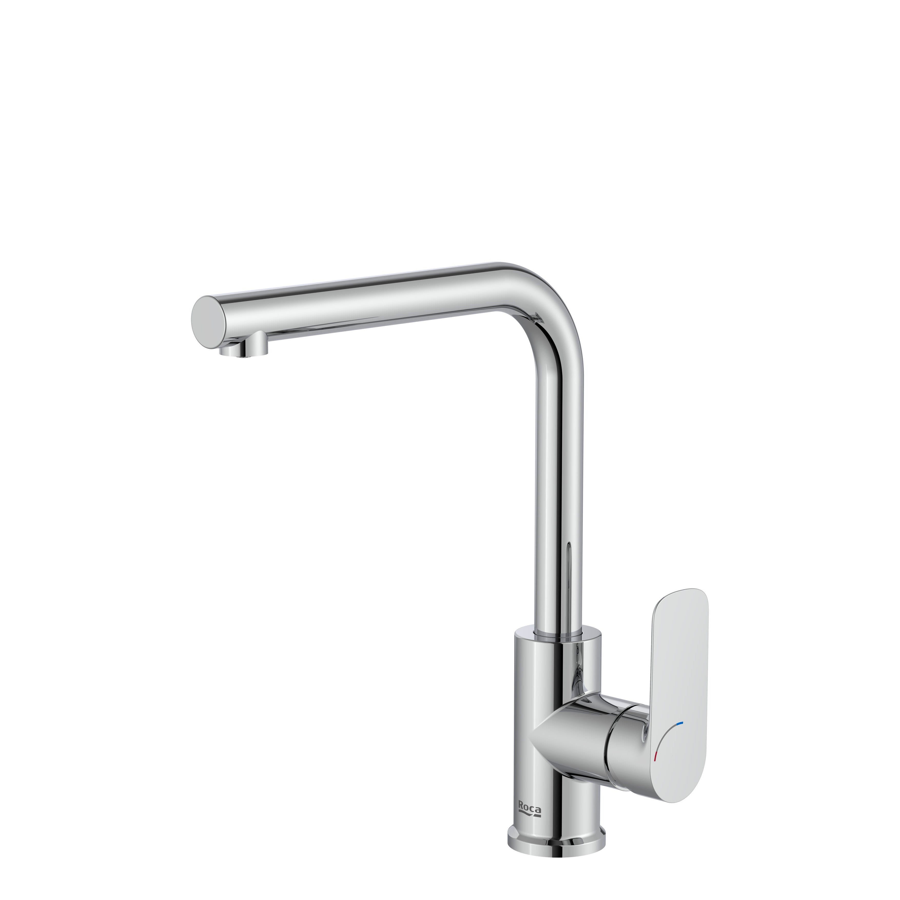 Roca - Kitchen mixer with spinning pipe chrome creek A5A836ec00