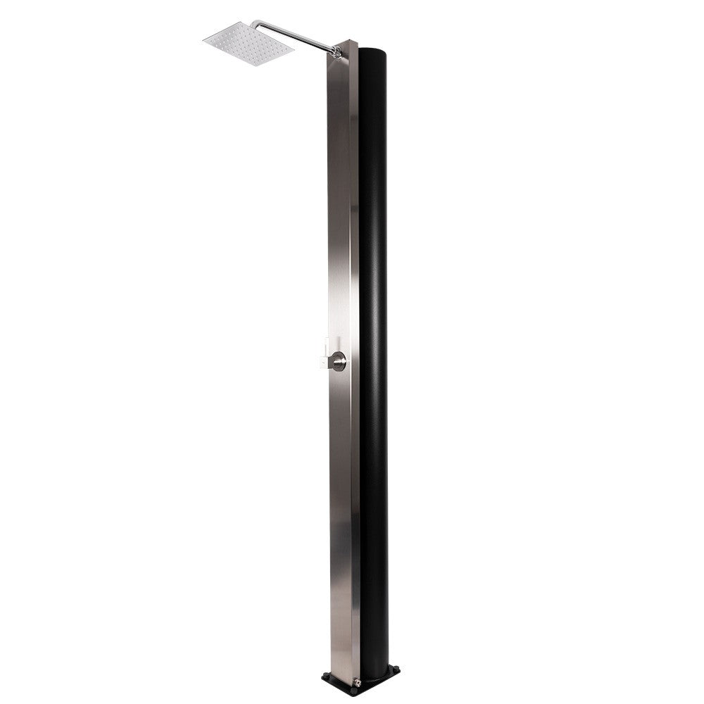 CRM - Solar shower Square Inox Monomando