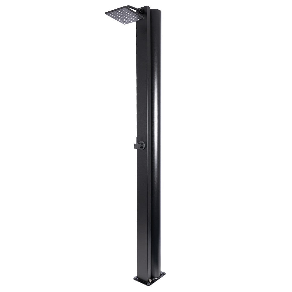 CRM - Square Black Solar Shower Monomando