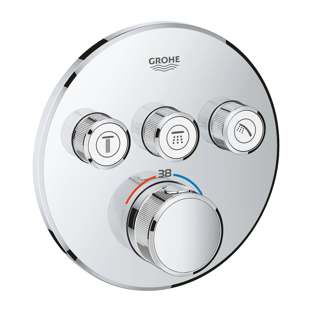 Grohe - Termostato Grohtherm SmartControl incorporato con 3 tasti