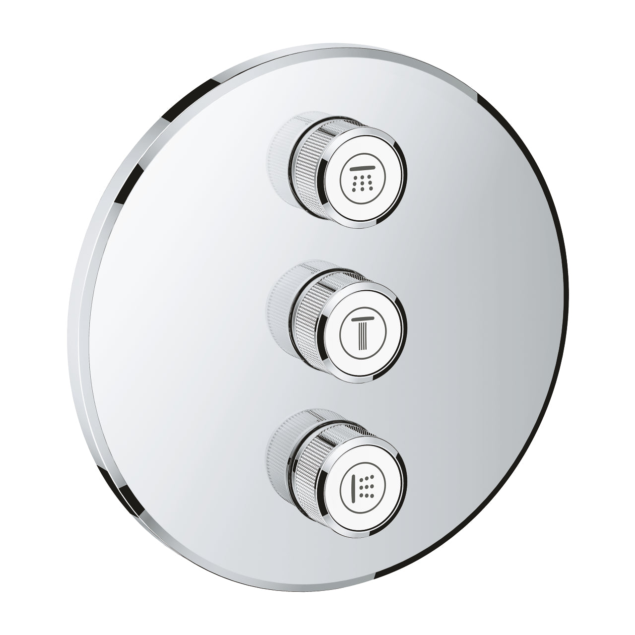 Grohe - Grohtherm SmartControl Plate con tasto Triple Step