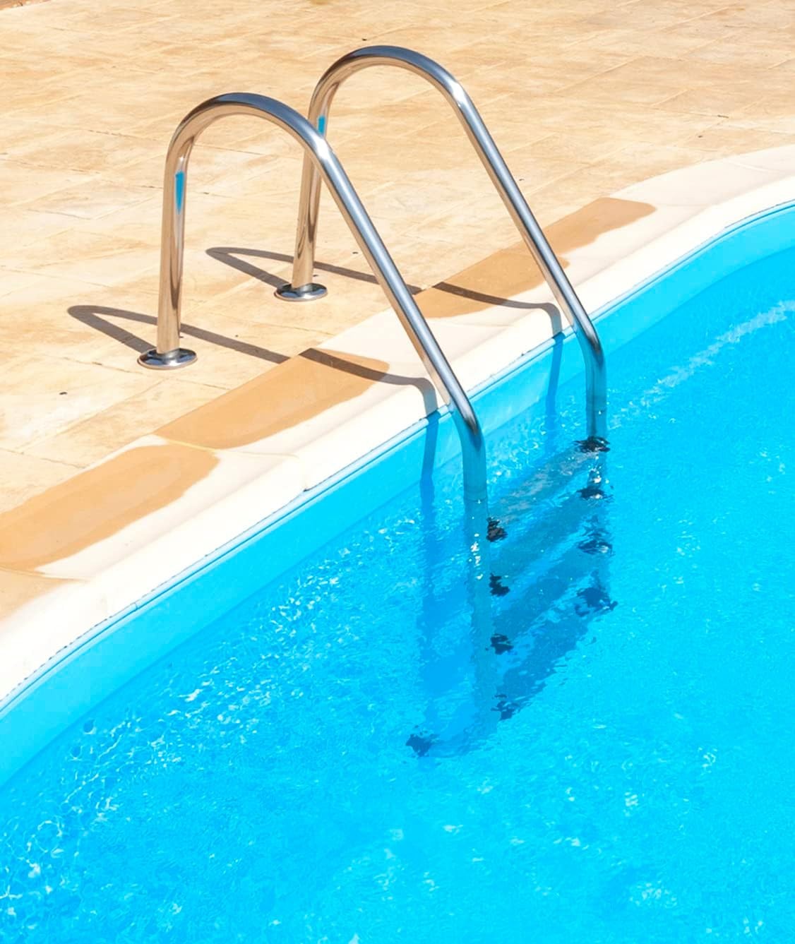 Gre - escada para piscina enterrada 4 etapas