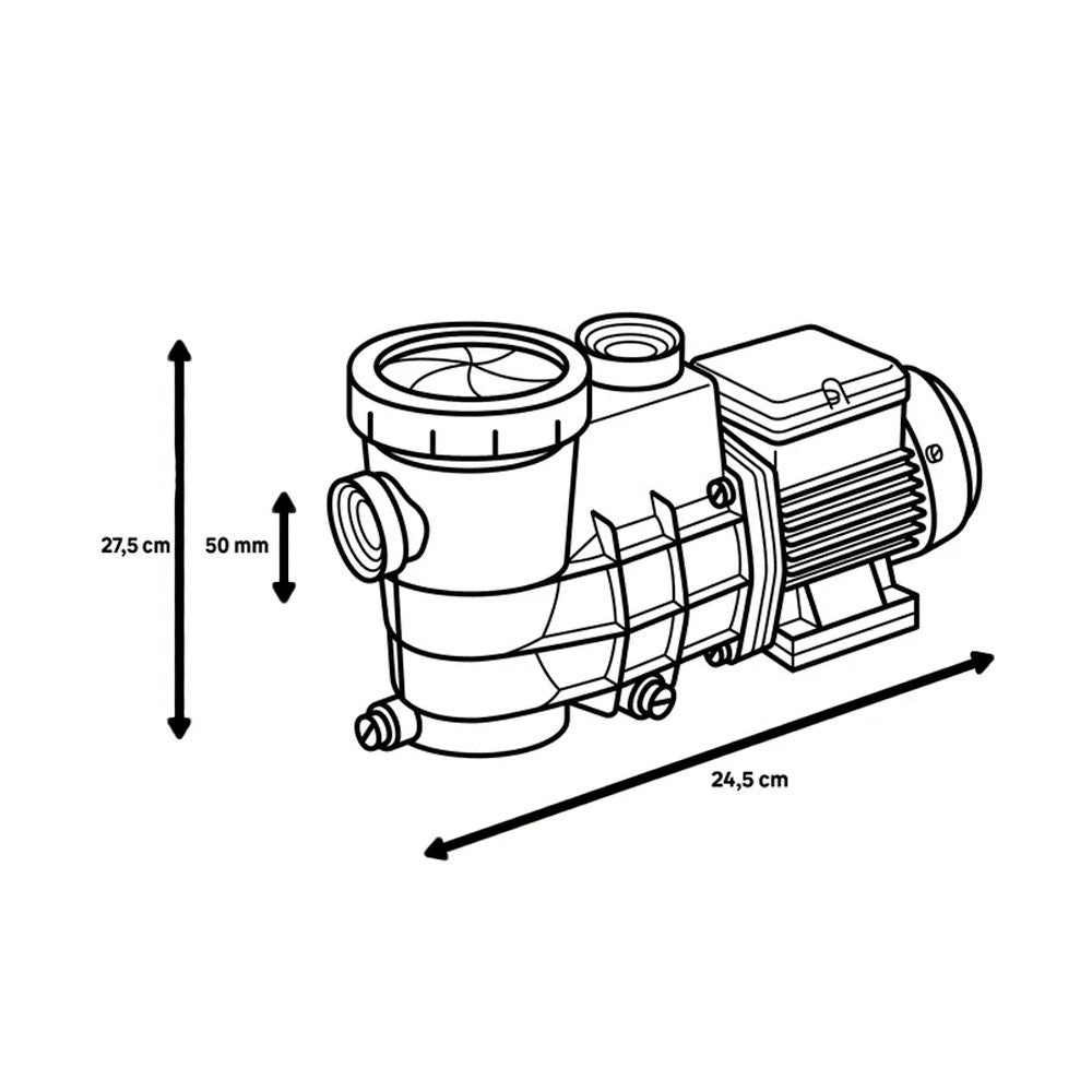 QP Products - Pompe de piscine 1hp ECO