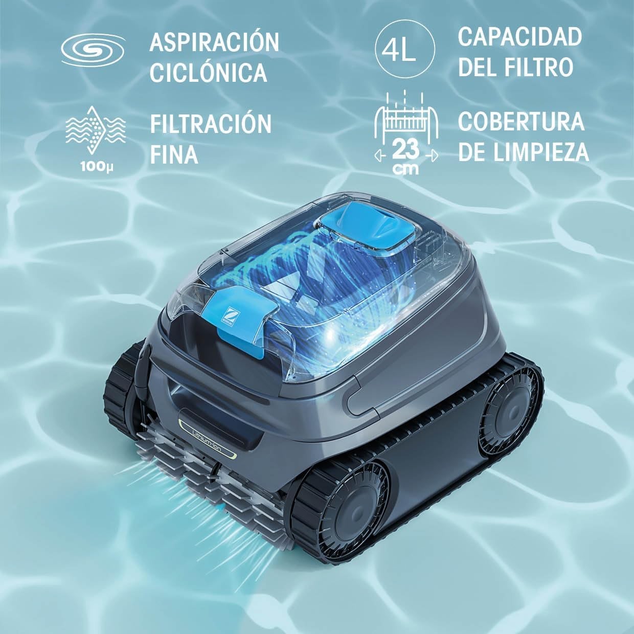 Zodiac - CNX Li 52 iQ Robot Limpiafondos Piscina sin cable batería