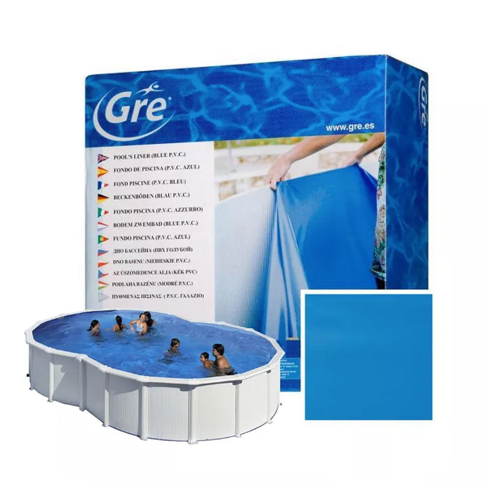 GRE - Linea per la forma della piscina in acciaio 8 di 120 cm di altezza