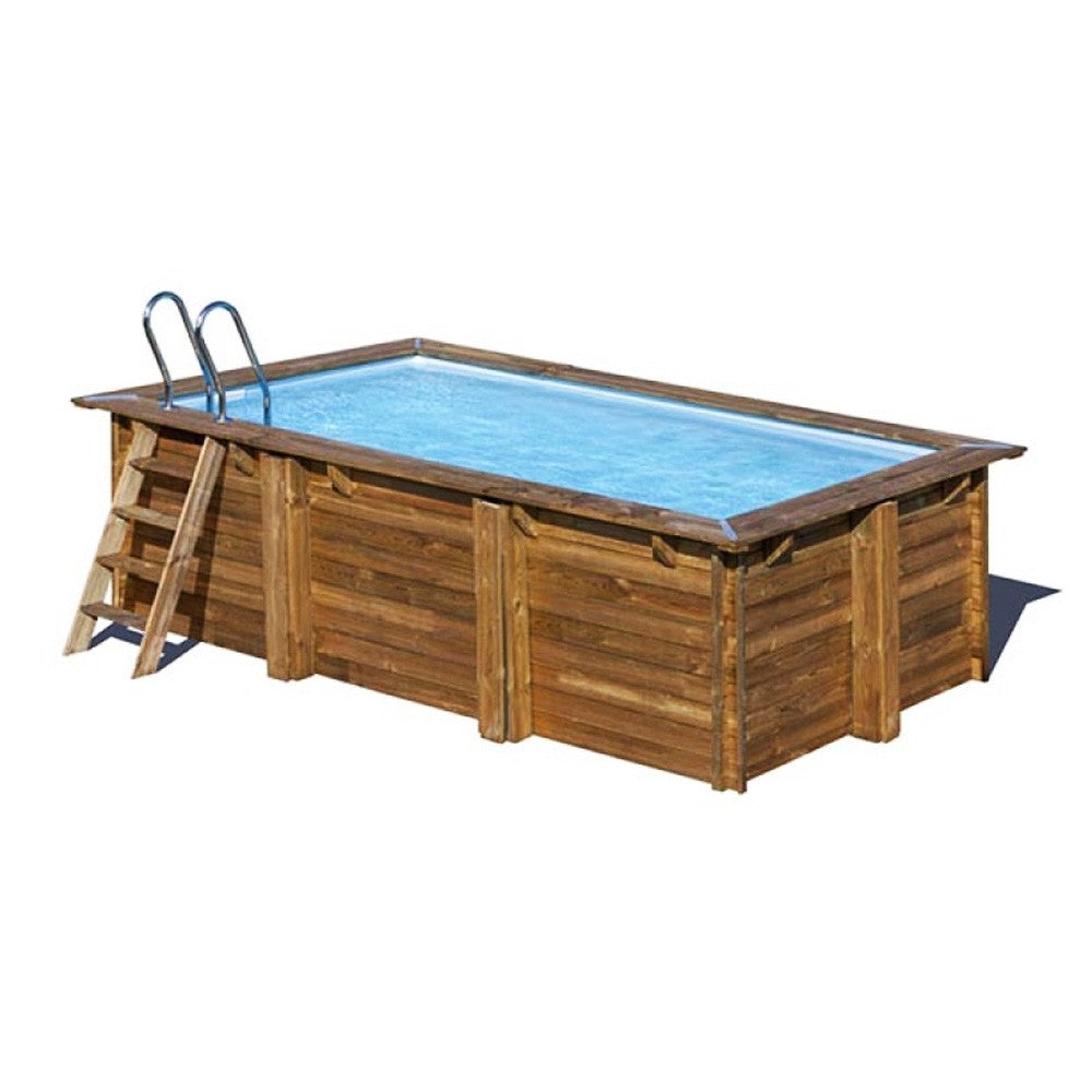 GRE - Sunbay Marbella Wood Pool 2 Rectangular 420x270x117