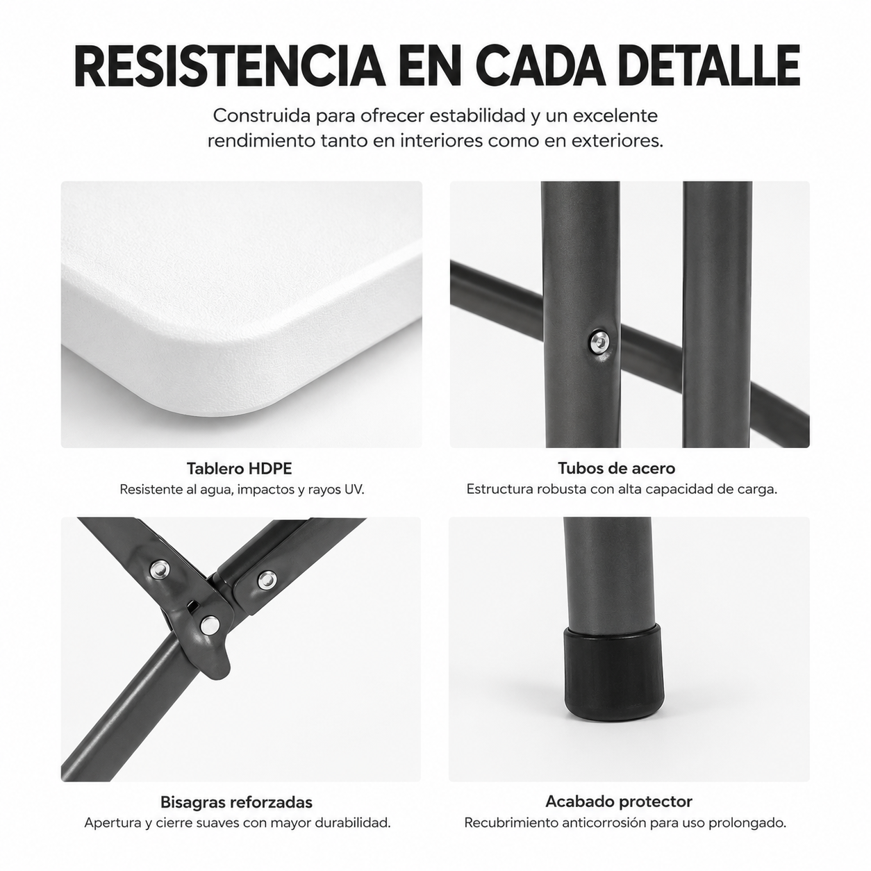 Mesa Dobrável Jardim Portátil 180x74x74 cm