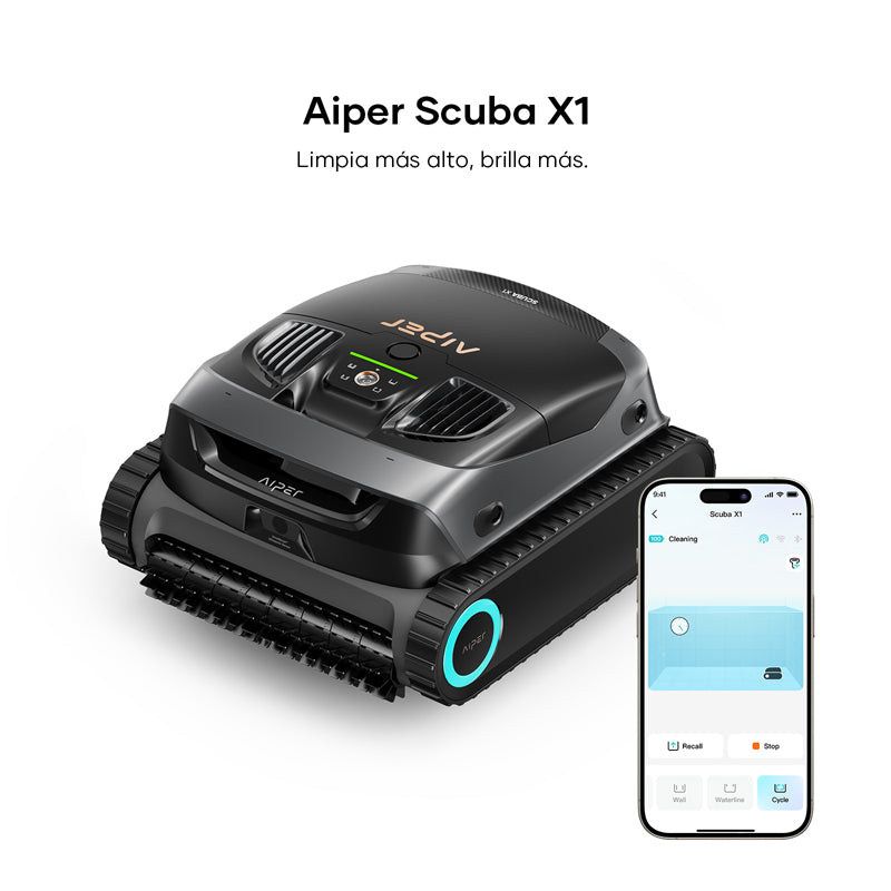 Aiper Scuba X1  Robot pulitore per piscina a batteria senza fili