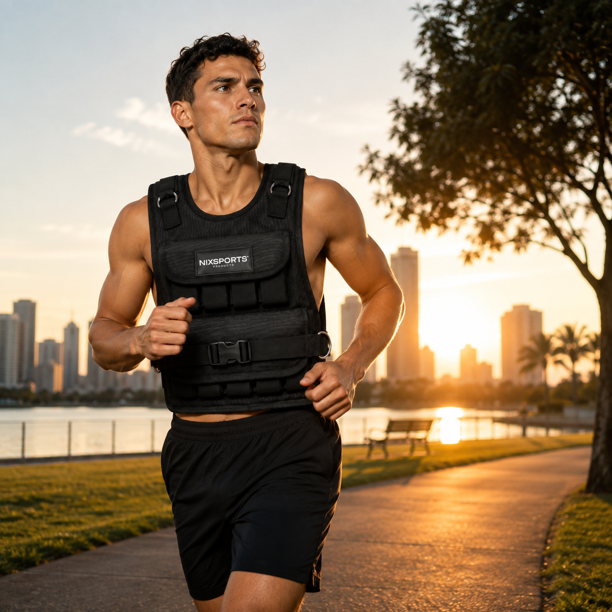 Verstellbare Gewichtsweste für Fitness- und Lauftraining