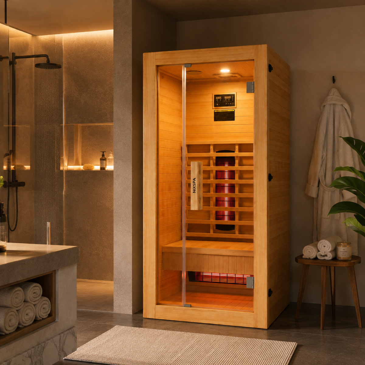 Sauna de infrarrojos para casa individual
