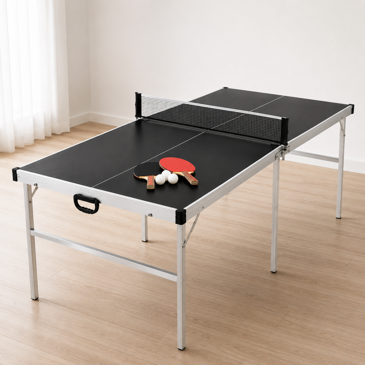 Mesa de Pingue-Pongue Dobrável com Rede 182x91 cm