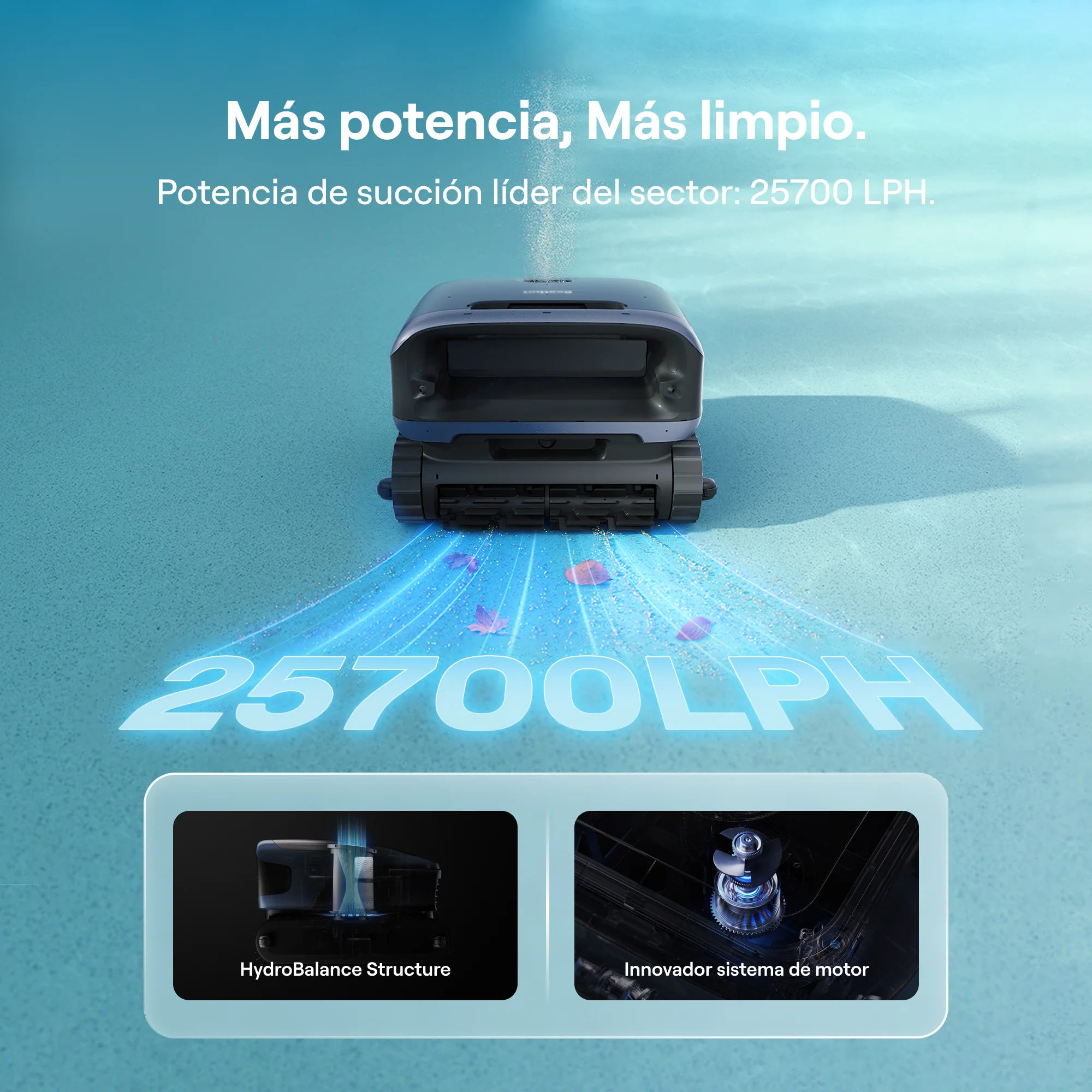 Beatbot Sora P7 Robot limpiafondos sin cable para piscina