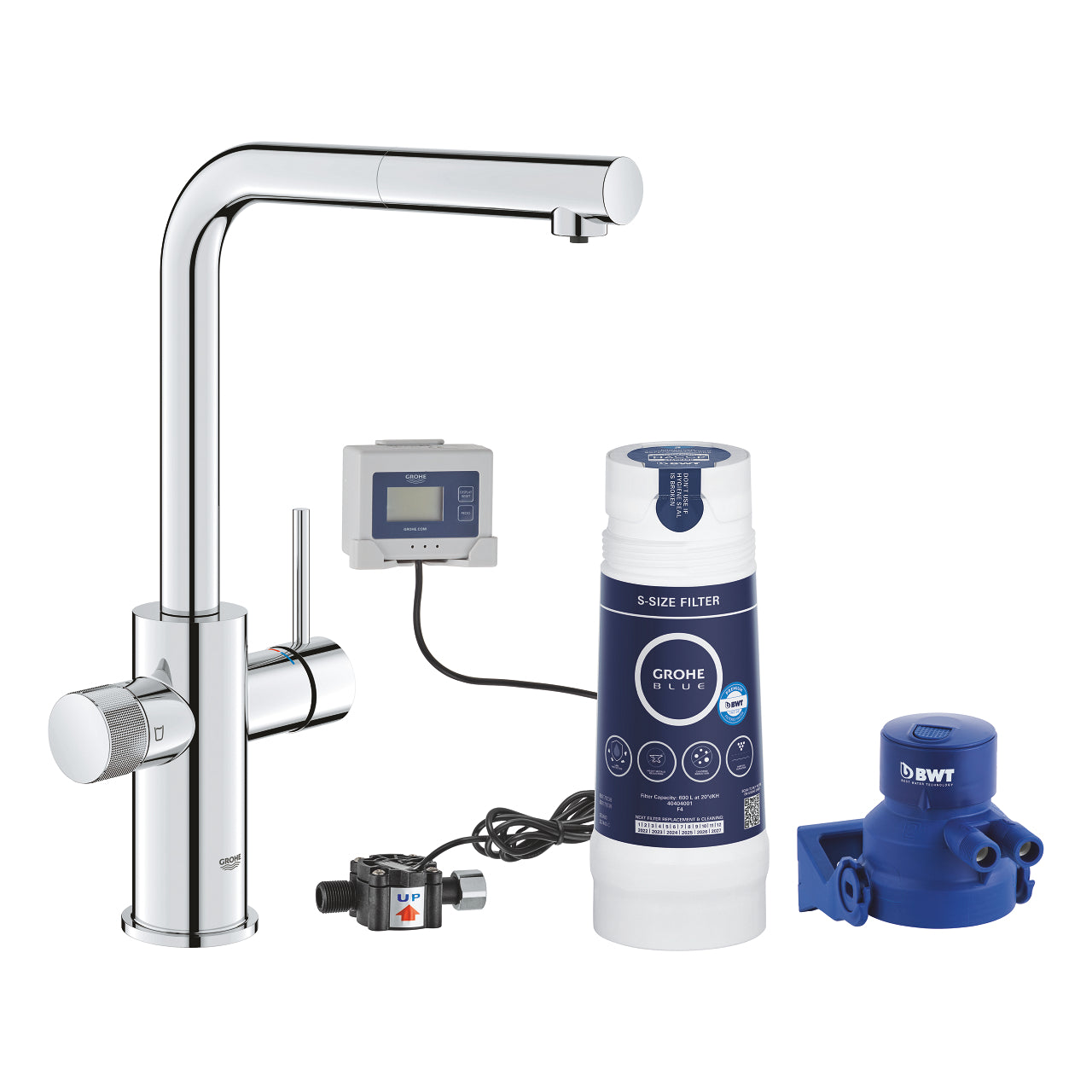 Grohe - Blue Pure Minta Starter Kit avec robinet extractible