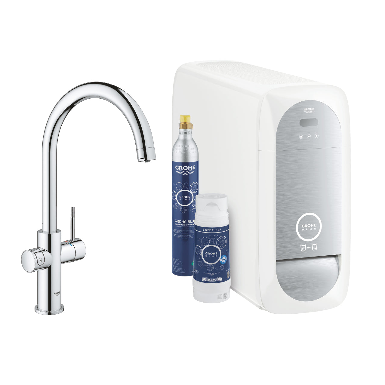 Grohe - Blue Home Starter Kit Sink Grofish med vandkøler og Caño -filter i C