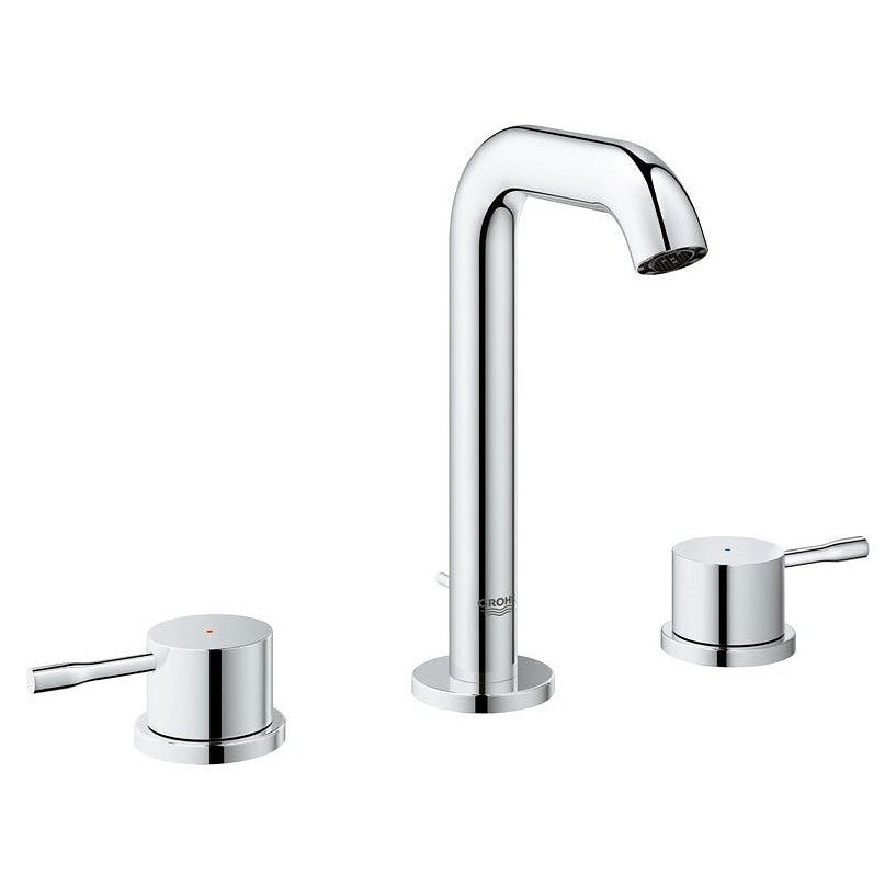 Grohe - Grifo de 3 orificios para lavabo Essence M cromo