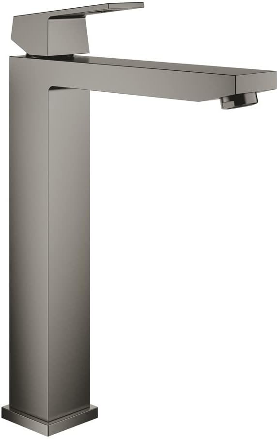 Grohe - Grifo para cuenco de lavabo Eurocube Hard Graphite cepillado