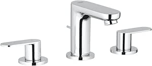 Grohe - Grifo monomando de lavabo  Eurosmart Cosmopolitan 3 orificios cromo