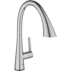 Grohe - Grifo electrónico de fregadero ZedraTouch con ducha extraíble supersteel