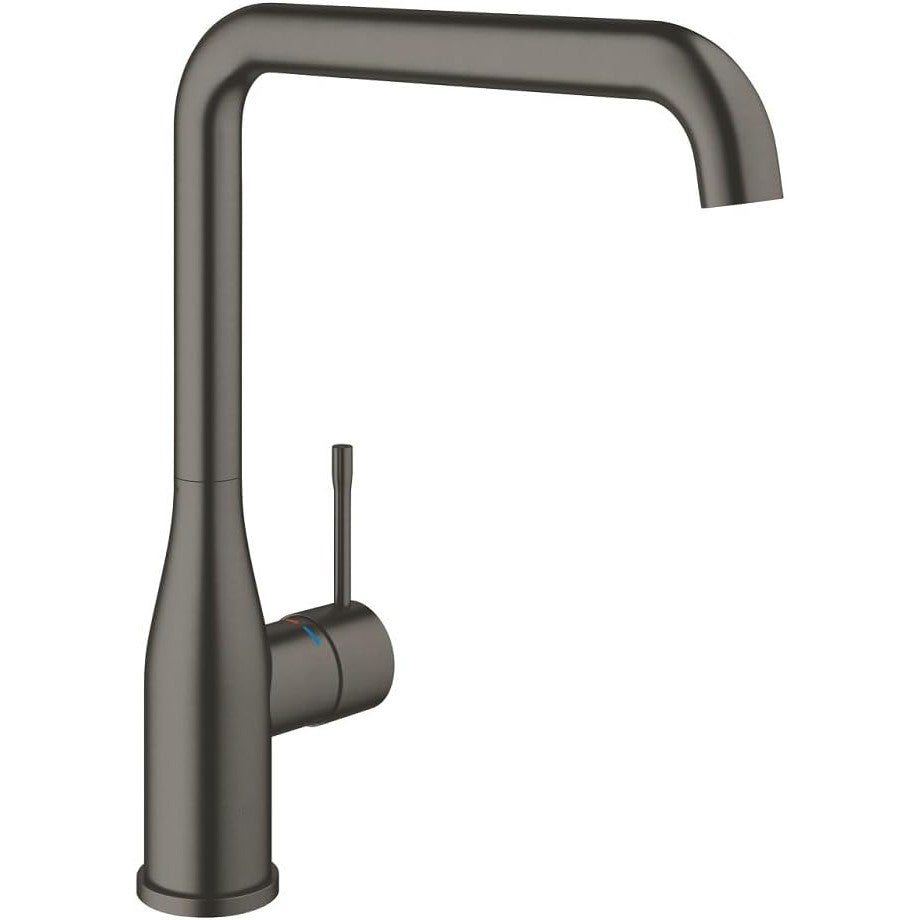 Grohe - Grifo de fregadero Essence grafito oscuro cepillado