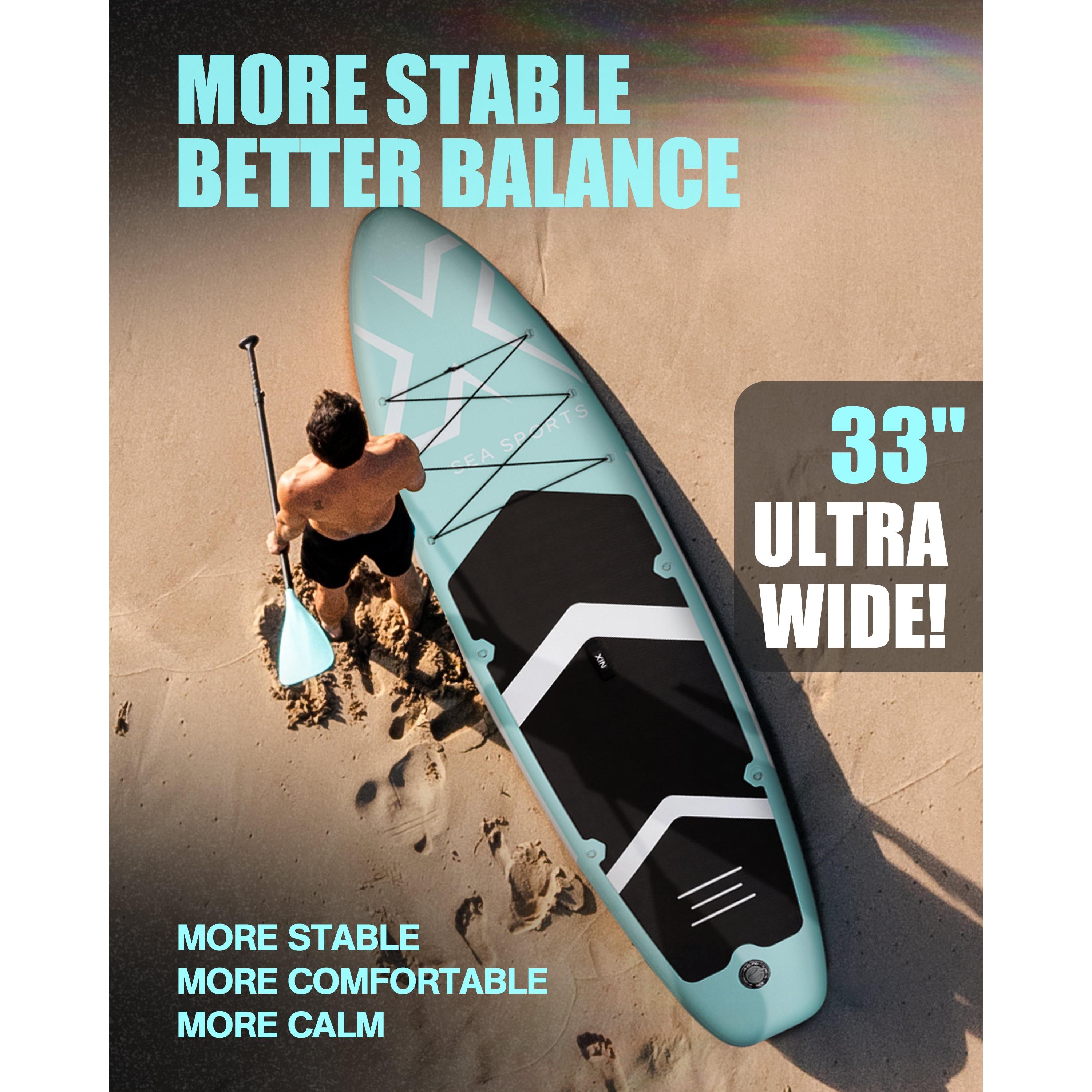 Nix Sports – Aufblasbares Stand-Up-Paddelbrett 11" türkis