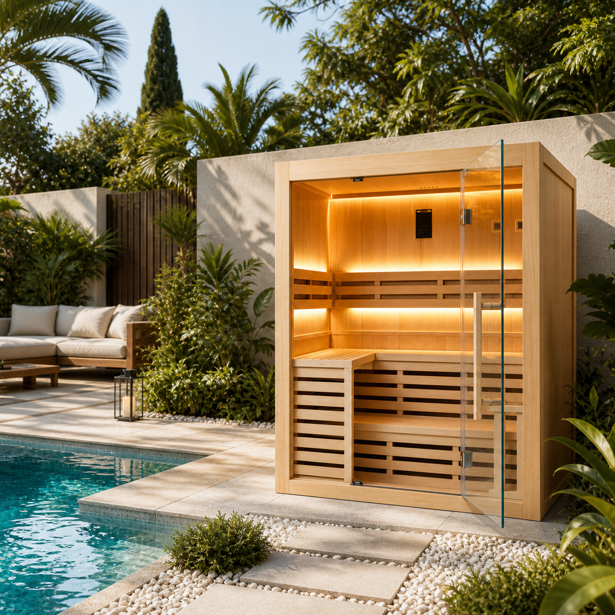 Nix Spa - Sauna tradicional 4 plazas vapor 4,5kW
