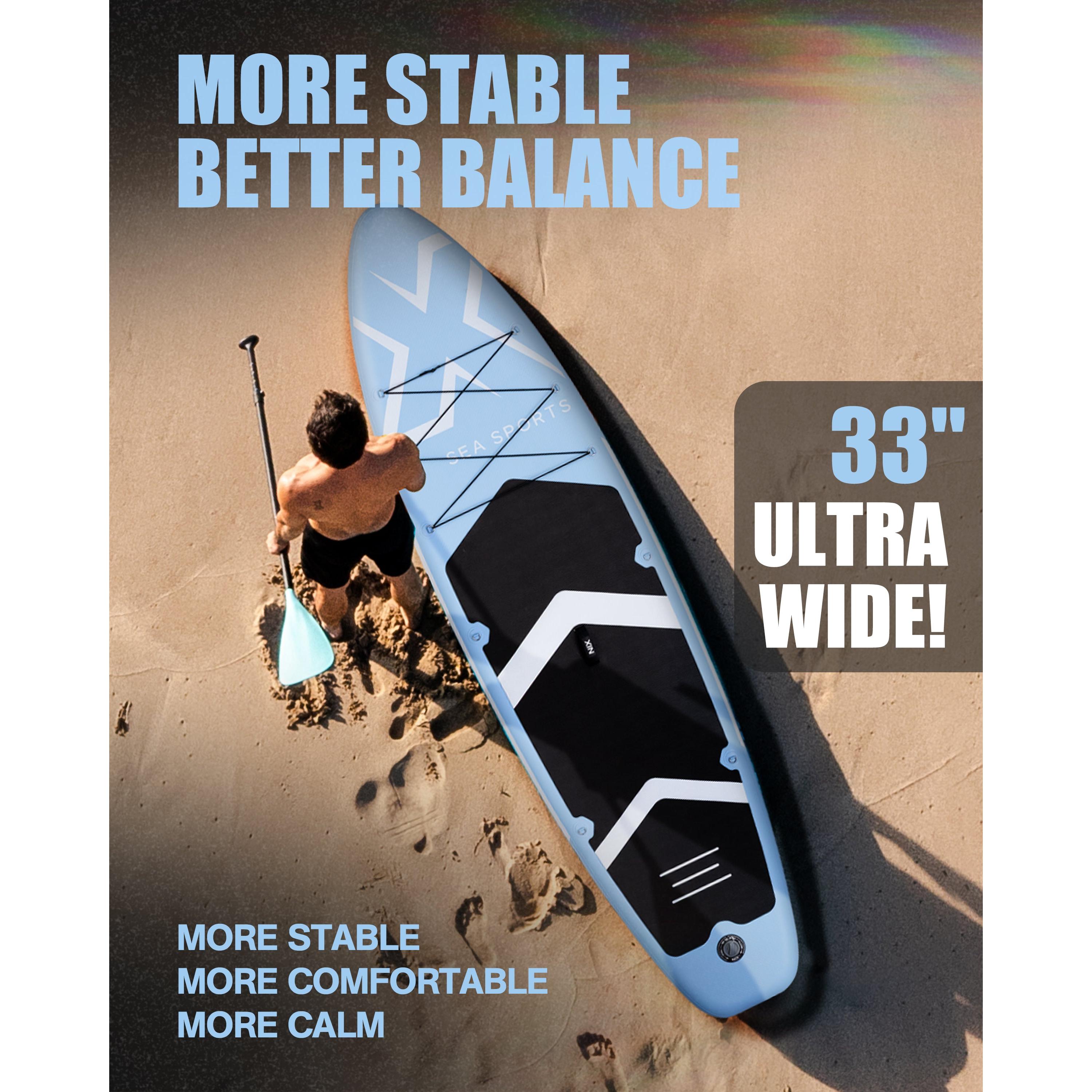 Nix Sports – Tavola da paddle gonfiabile 11" blu