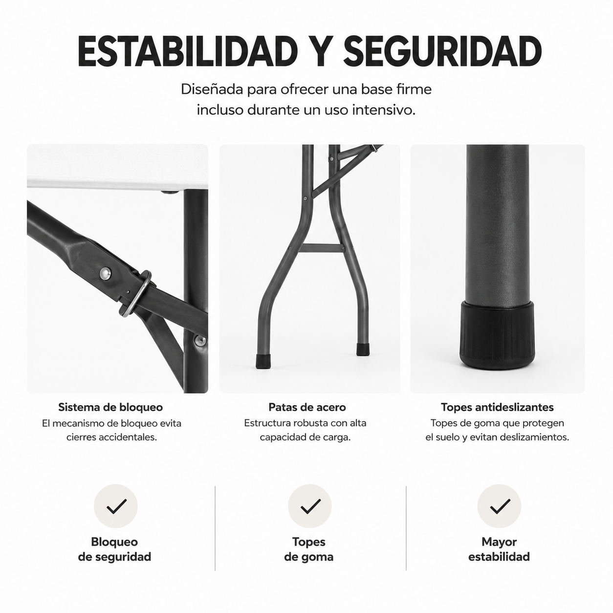 Mesa Dobrável Jardim Portátil 180x74x74 cm