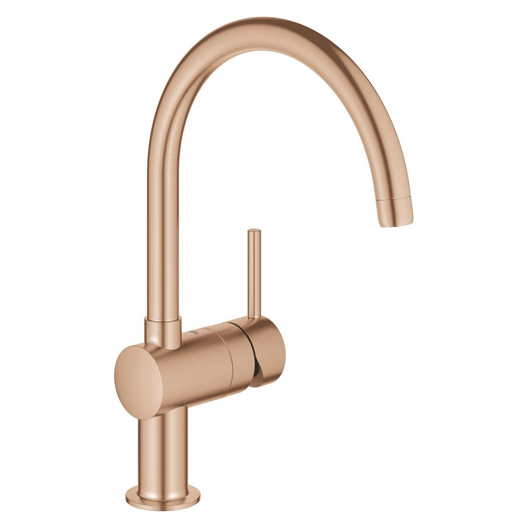 Grohe - Grifo de fregadero Minta Warm Sunset cepillado